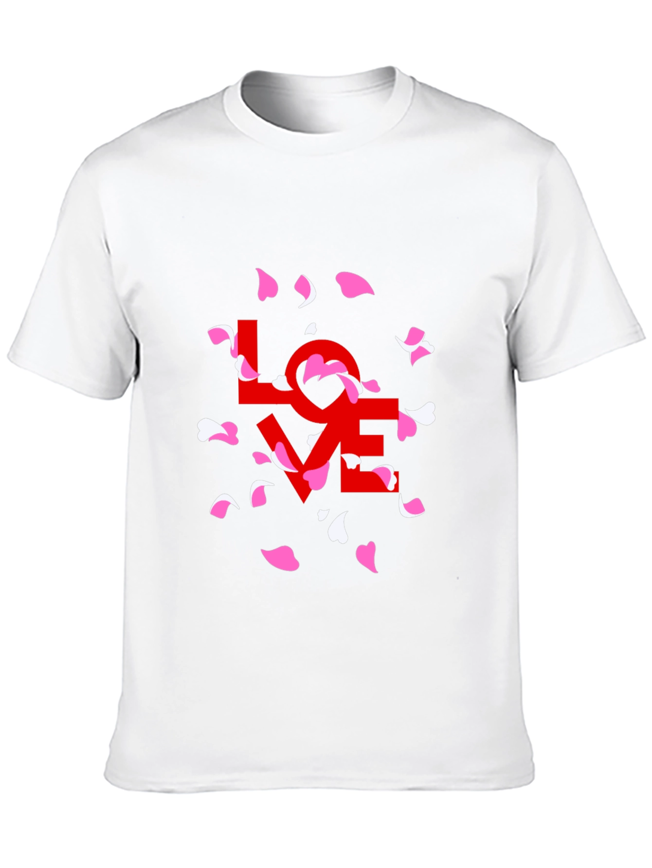 Love Petals Graphic Tee - Stylish Black T-Shirt