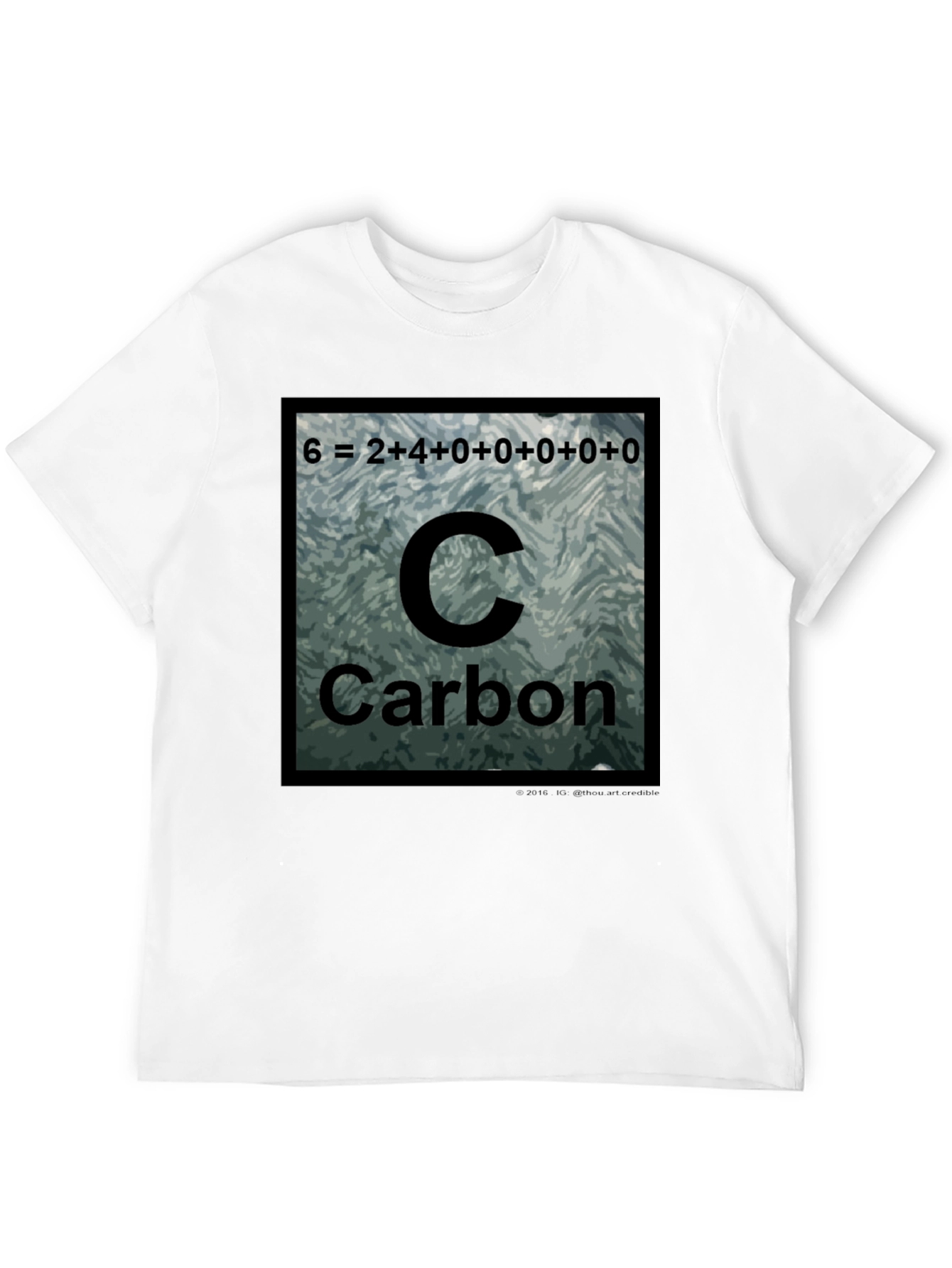 Carbon Periodic Table T-Shirt Science Tee