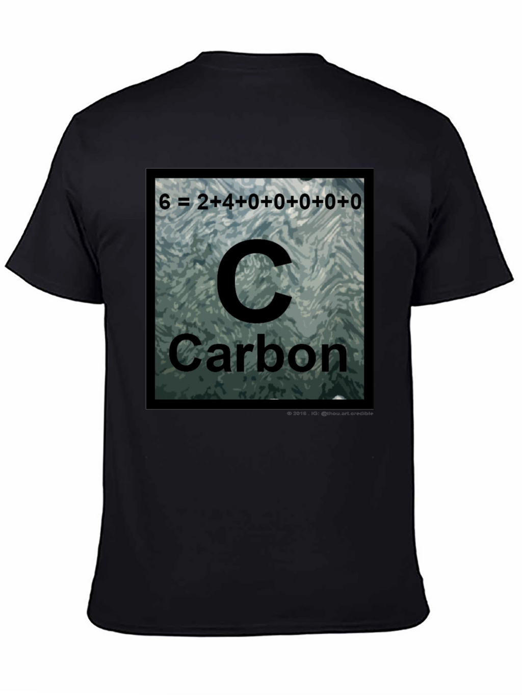 Carbon Periodic Table T-Shirt Science Tee