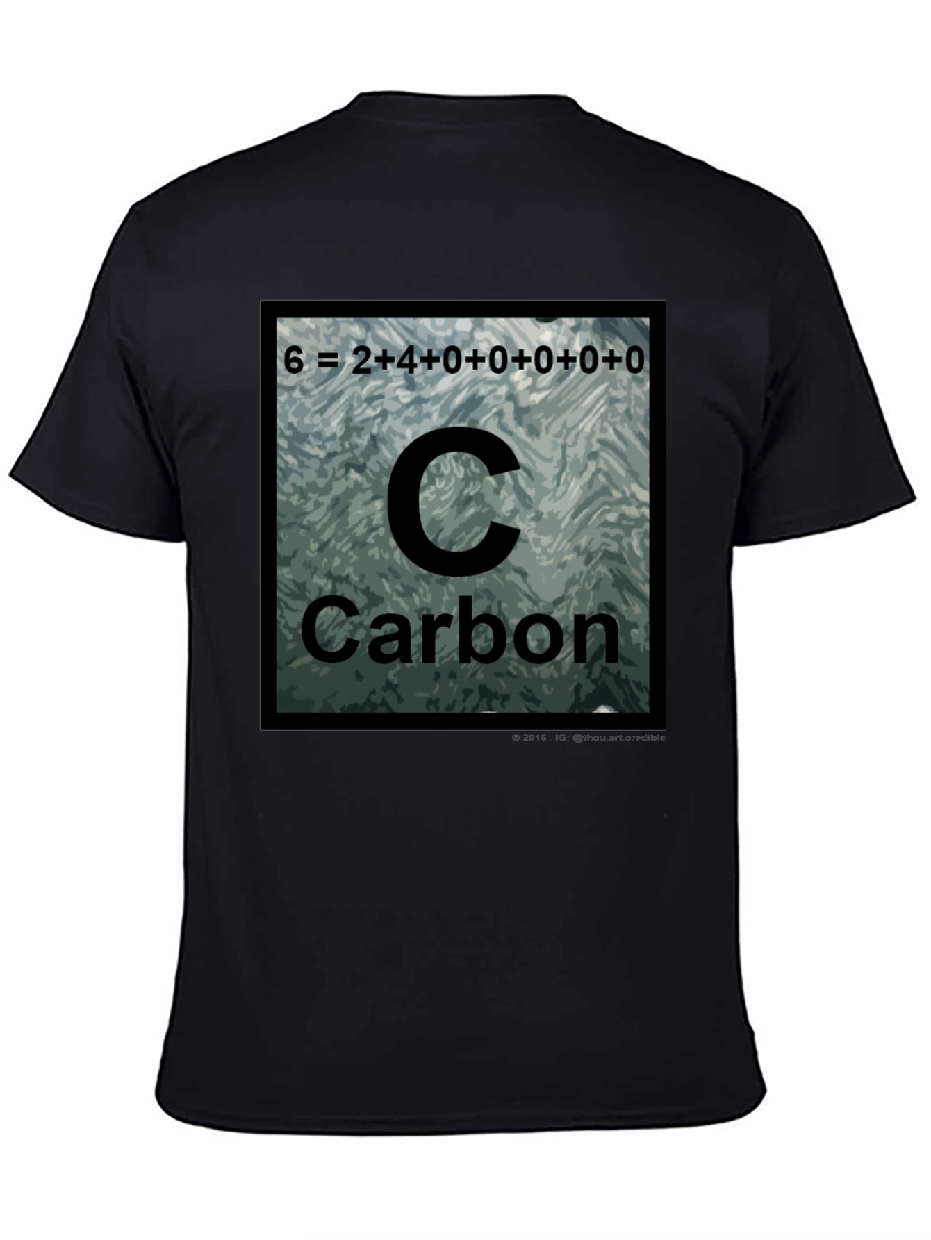 Carbon Periodic Table T-Shirt Science Tee