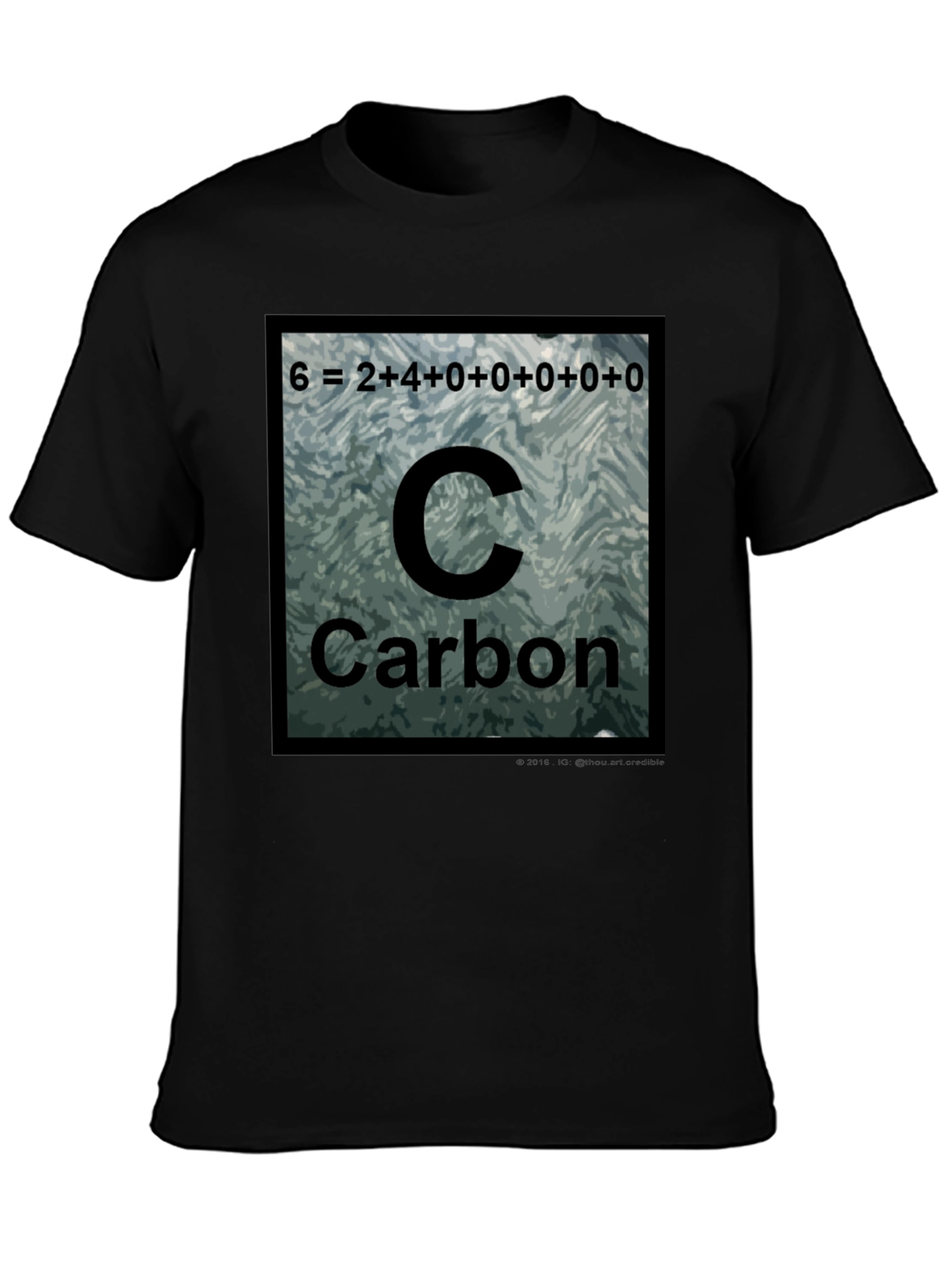 Carbon Periodic Table T-Shirt Science Tee