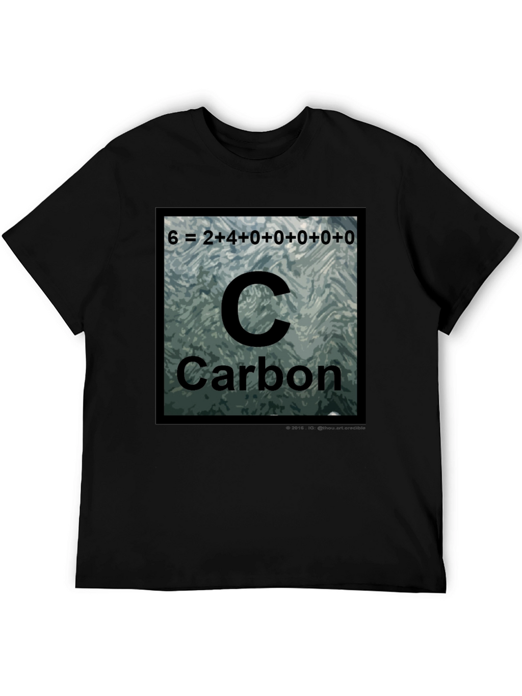 Carbon Periodic Table T-Shirt Science Tee