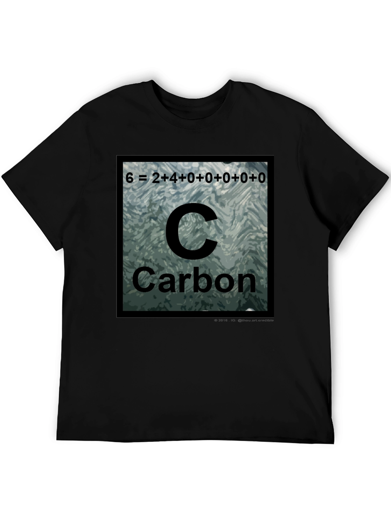 Carbon Periodic Table T-Shirt Science Tee