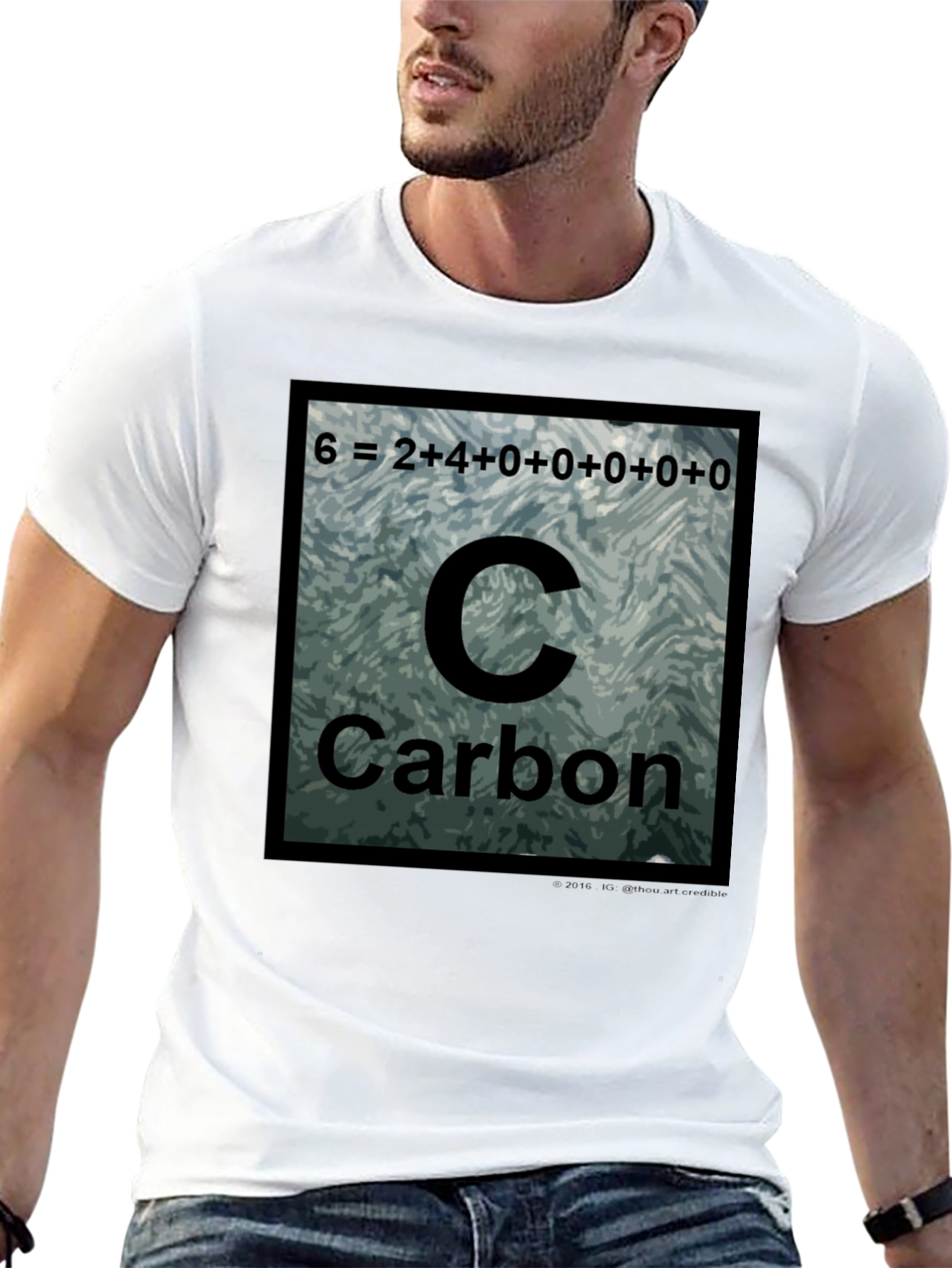 Carbon Periodic Table T-Shirt Science Tee
