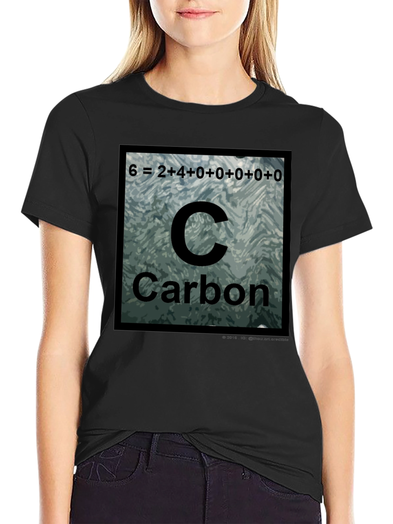 Carbon Periodic Table T-Shirt Science Tee