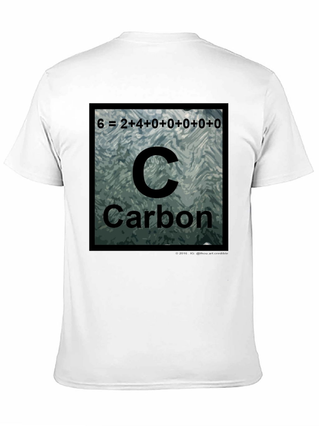 Carbon Periodic Table T-Shirt Science Tee