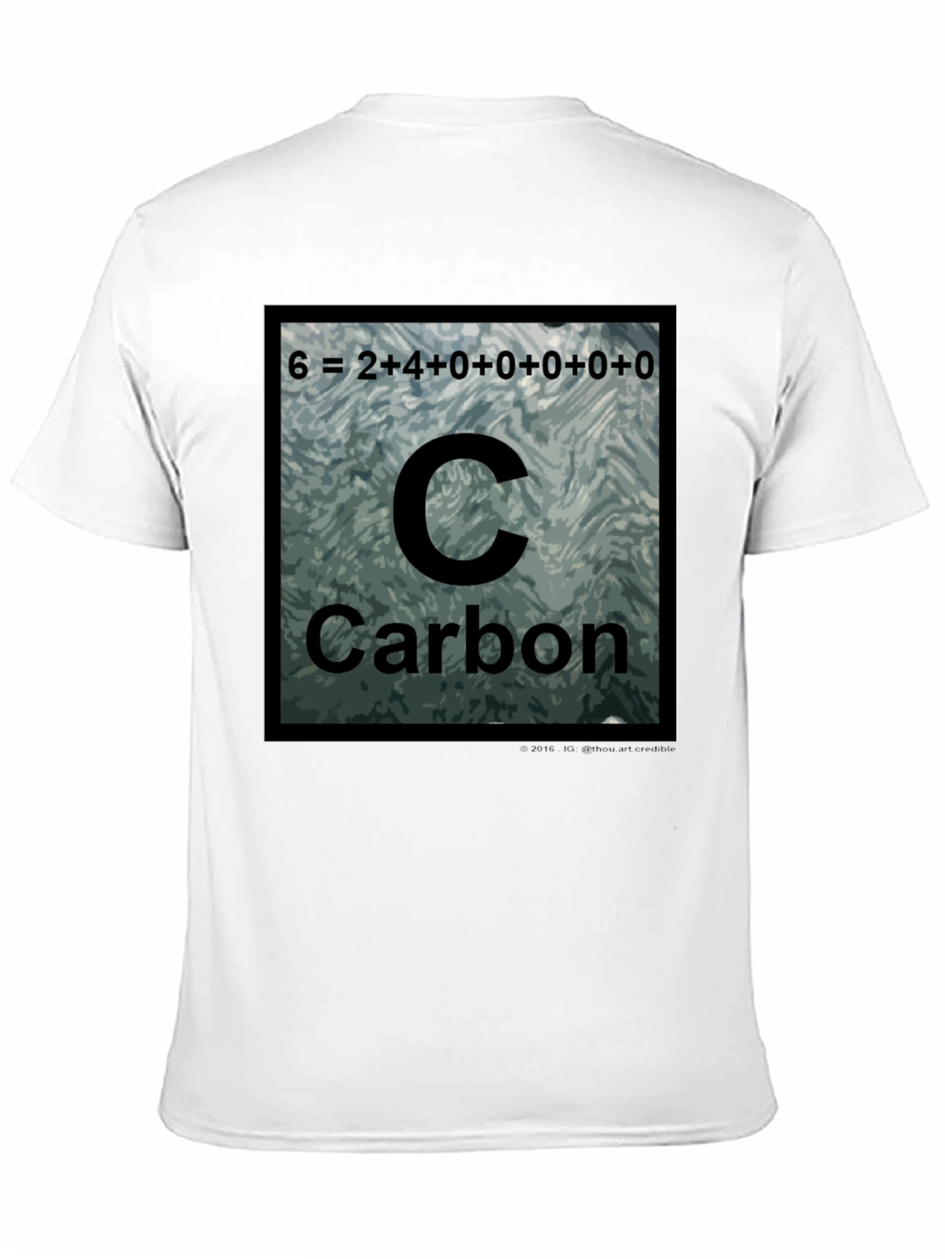 Carbon Periodic Table T-Shirt Science Tee