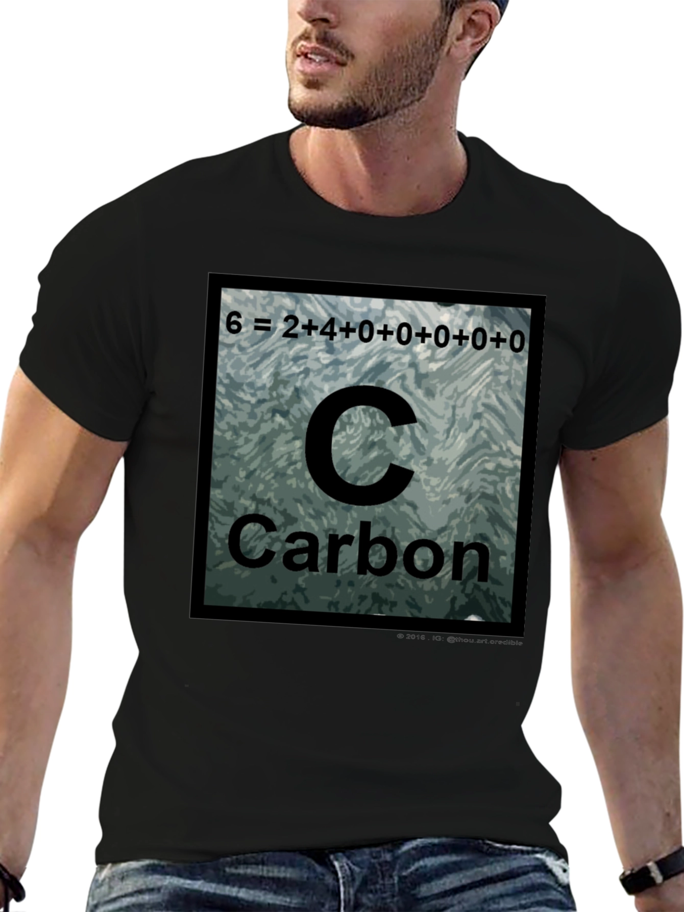Carbon Periodic Table T-Shirt Science Tee