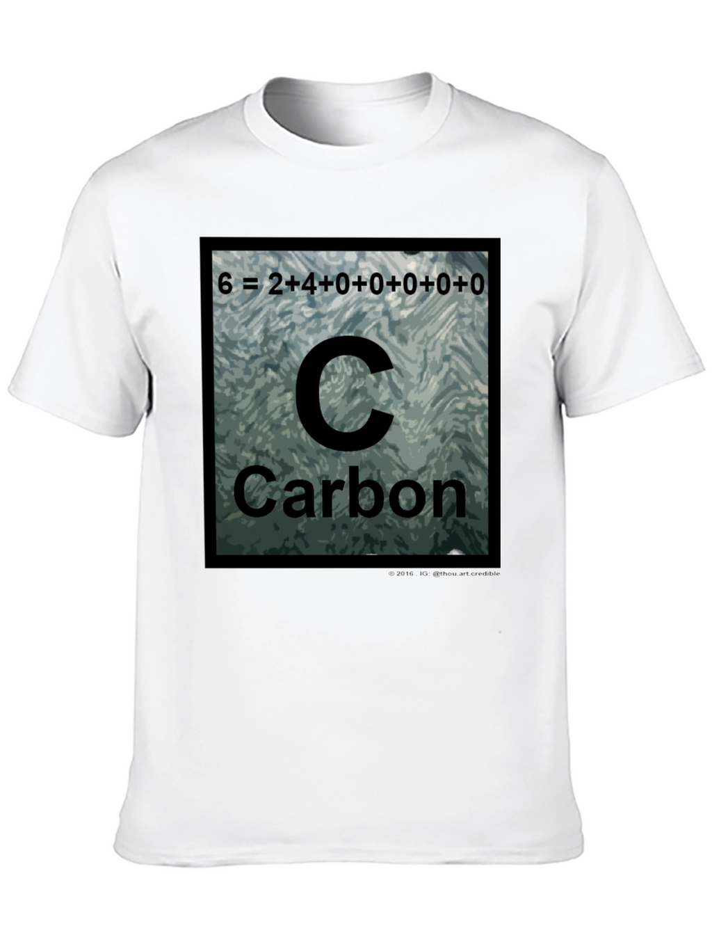 Carbon Periodic Table T-Shirt Science Tee