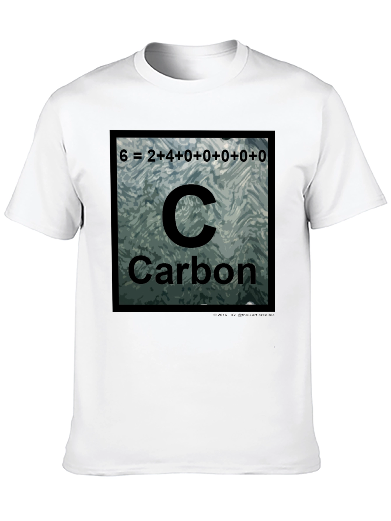 Carbon Periodic Table T-Shirt Science Tee