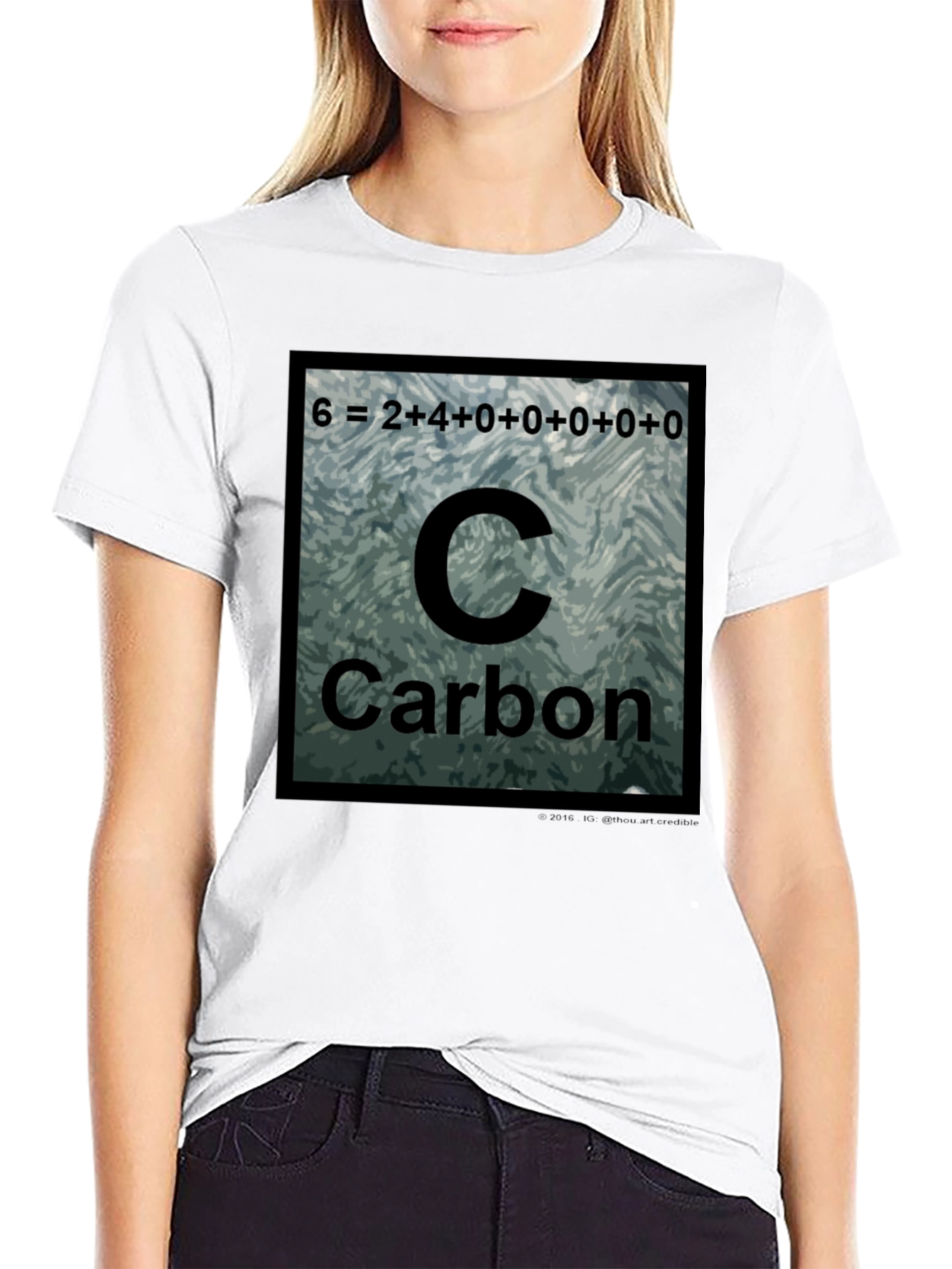 Carbon Periodic Table T-Shirt Science Tee