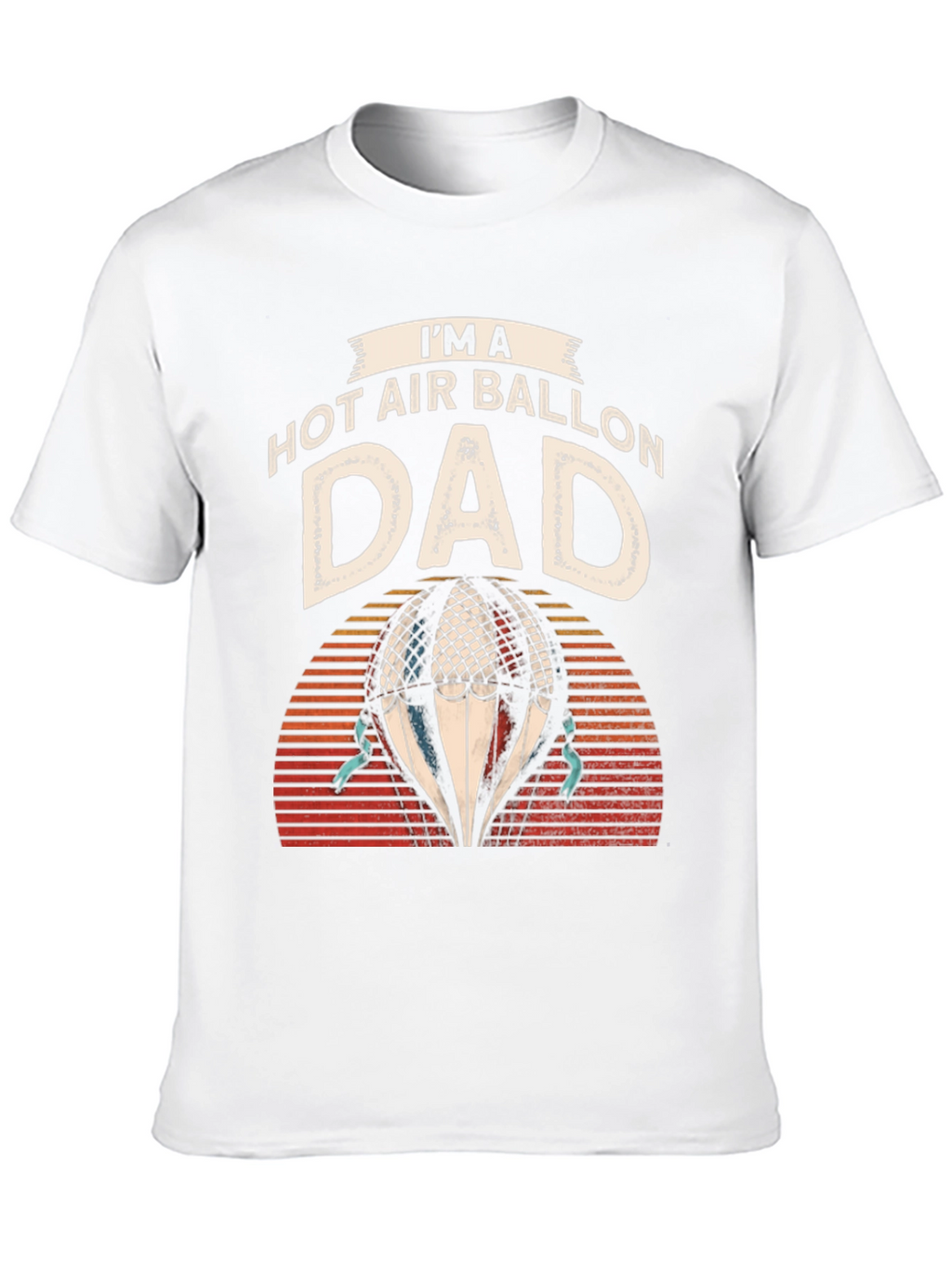 Hot Air Balloon Dad Graphic Tee