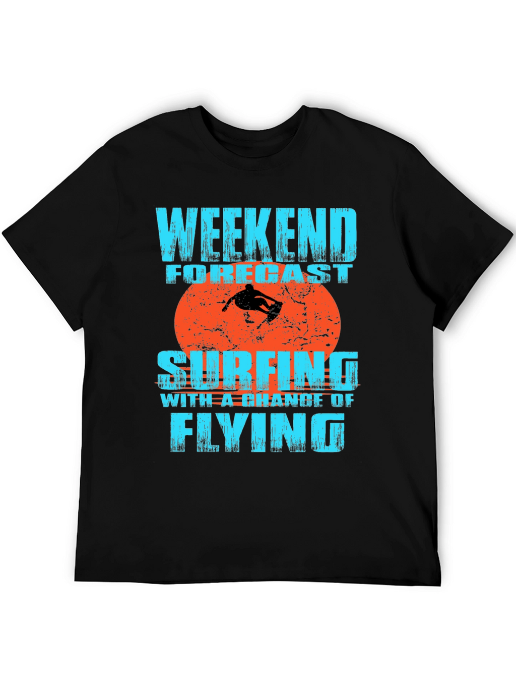 Weekend Forecast Surfing Graphic T-Shirt