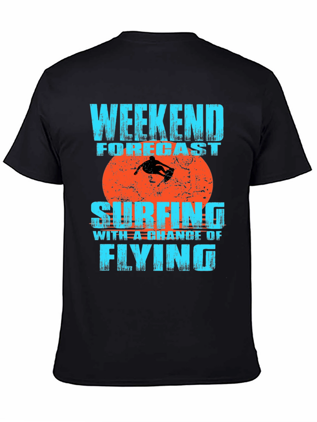 Weekend Forecast Surfing Graphic T-Shirt