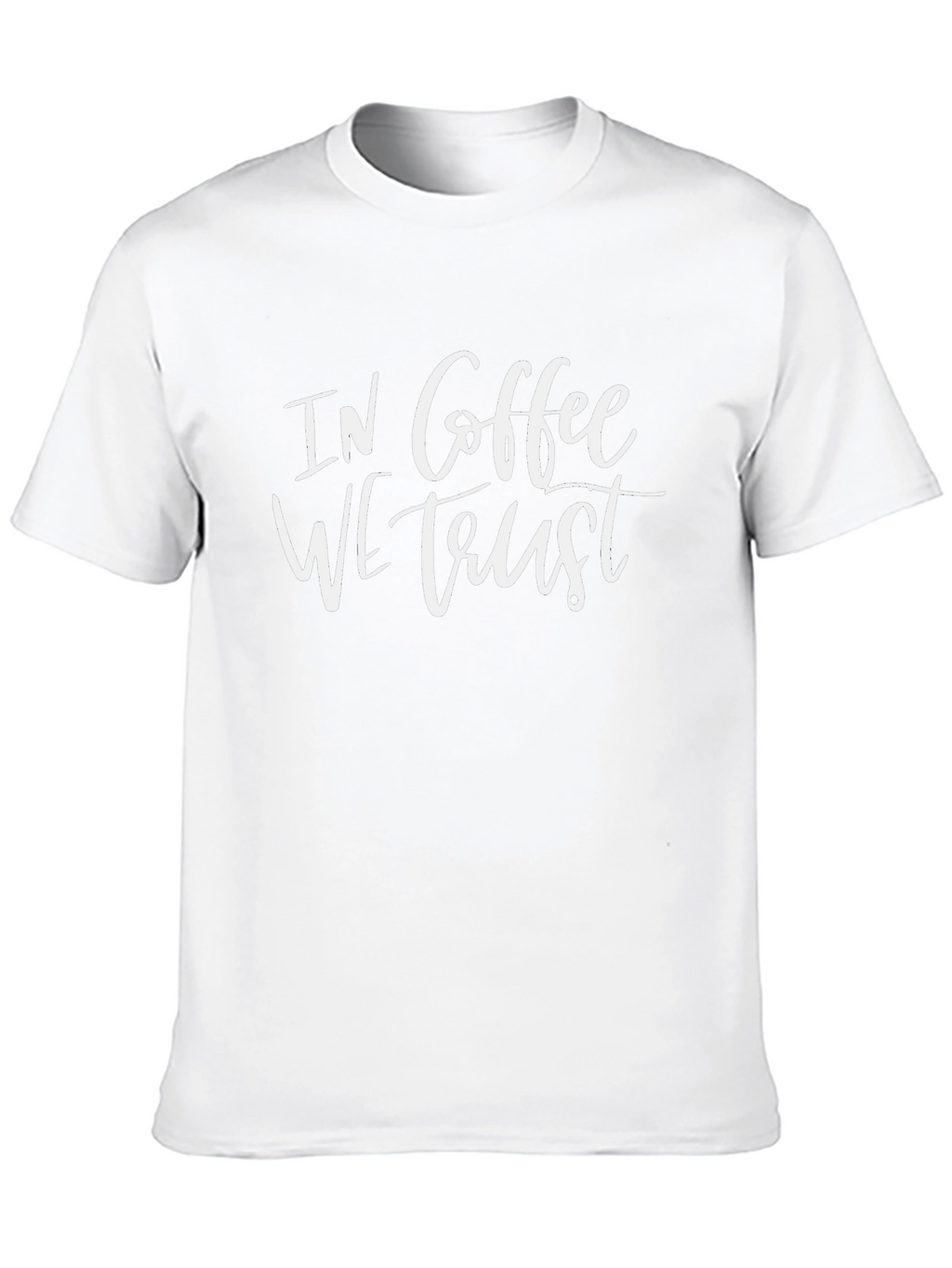 In Coffee We Trust Graphic T-Shirt