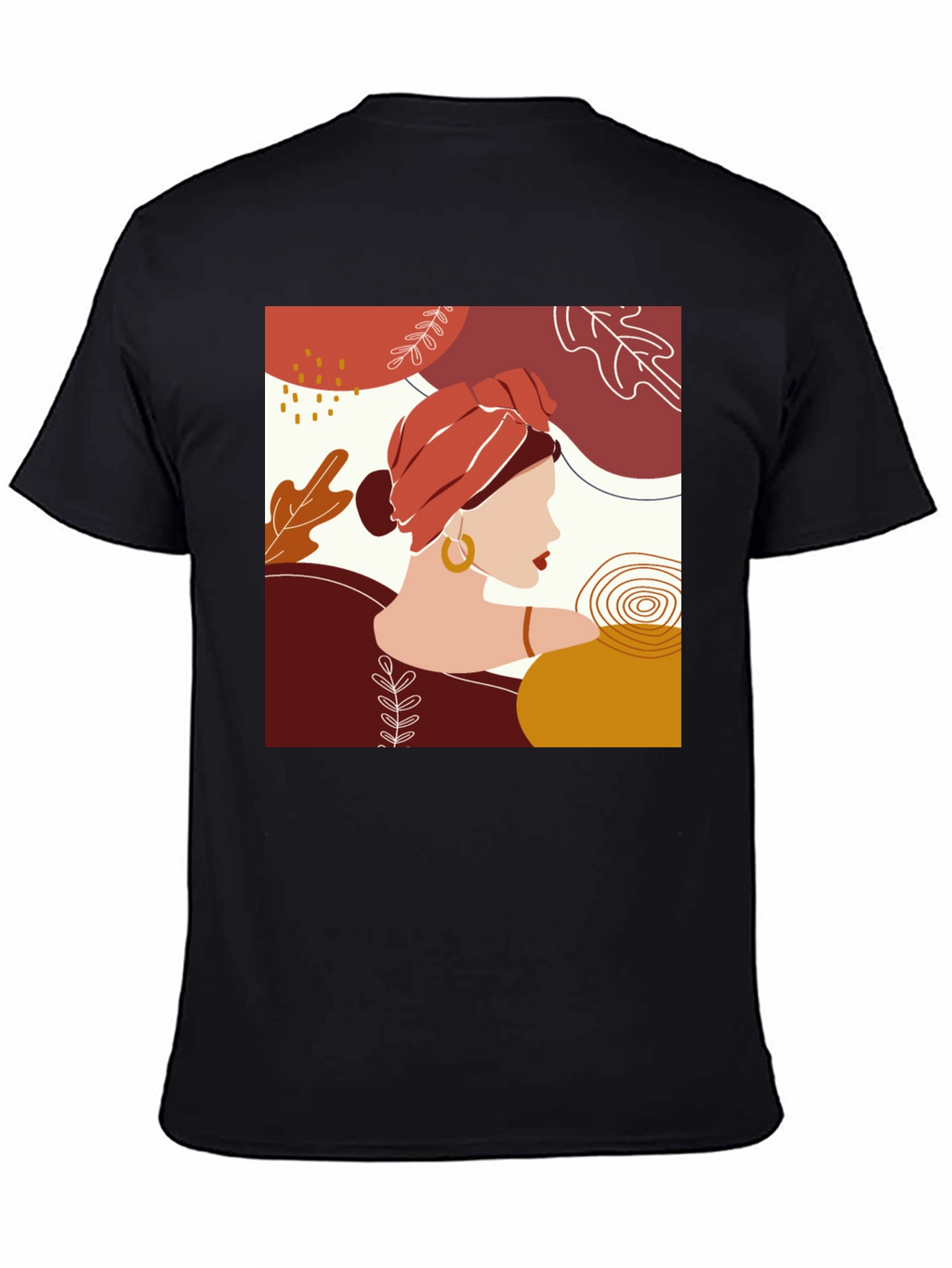 Abstract Woman Graphic Tee - Stylish Casual Wear