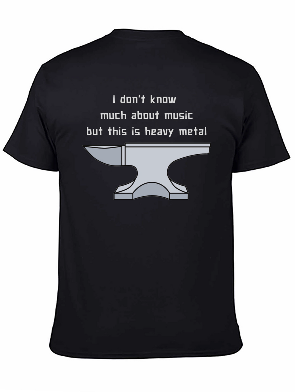 Heavy Metal Anvil T-Shirt - Funny Music Tee