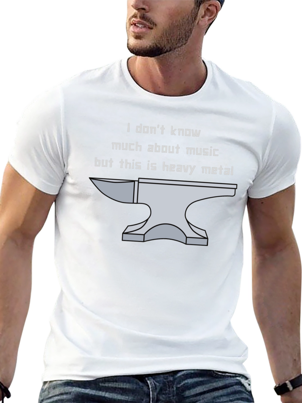 Heavy Metal Anvil T-Shirt - Funny Music Tee
