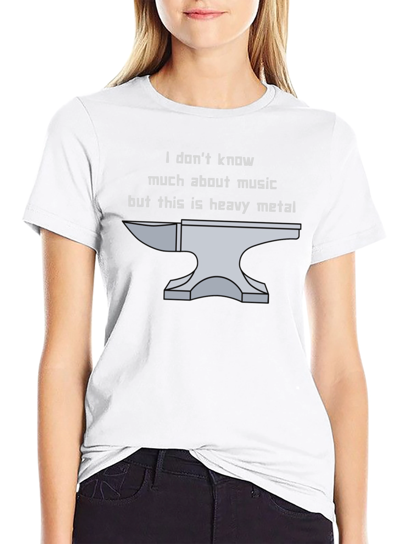 Heavy Metal Anvil T-Shirt - Funny Music Tee