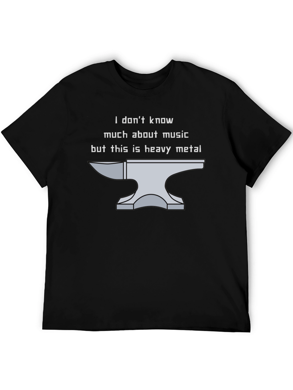 Heavy Metal Anvil T-Shirt - Funny Music Tee