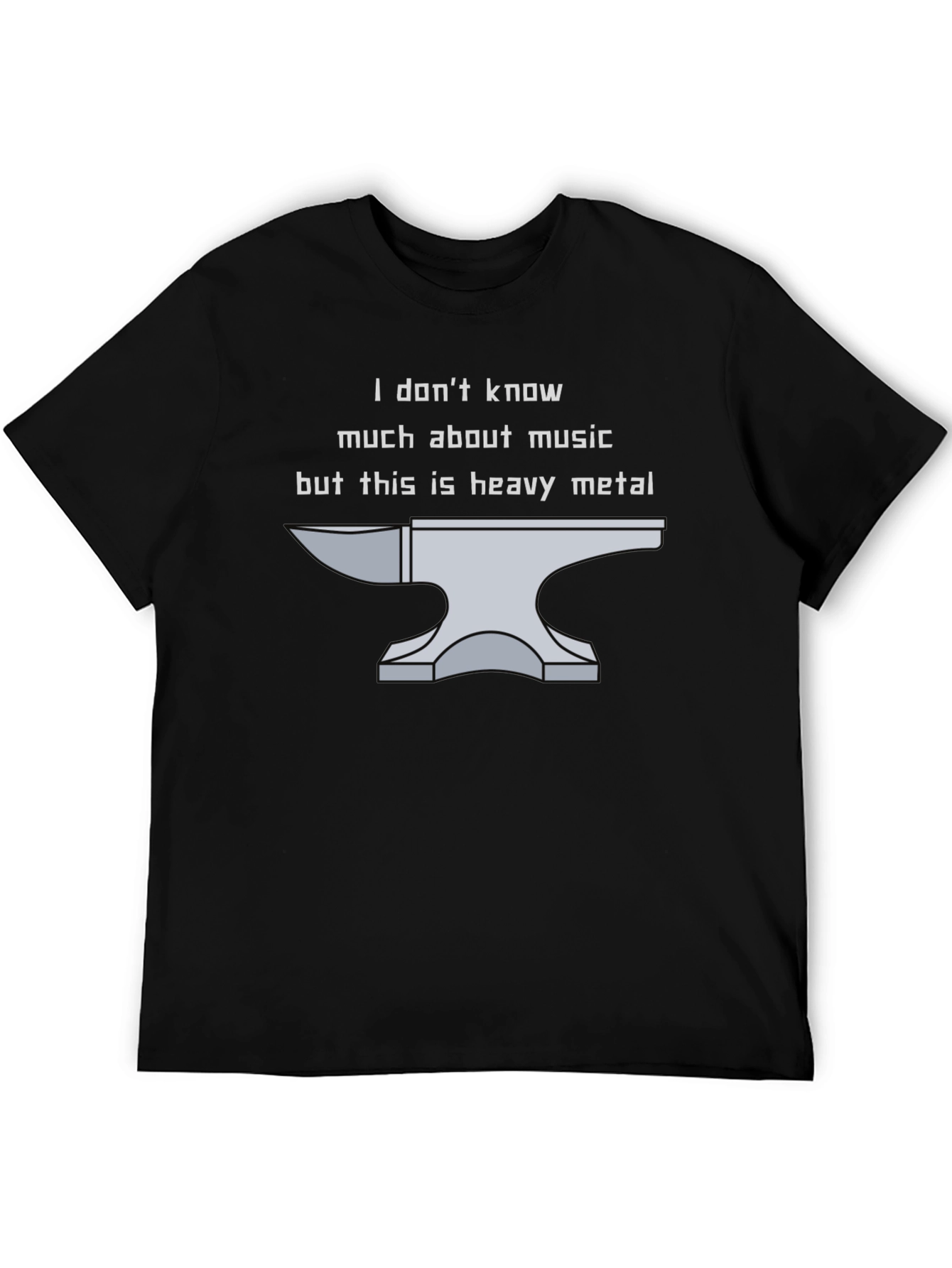 Heavy Metal Anvil T-Shirt - Funny Music Tee