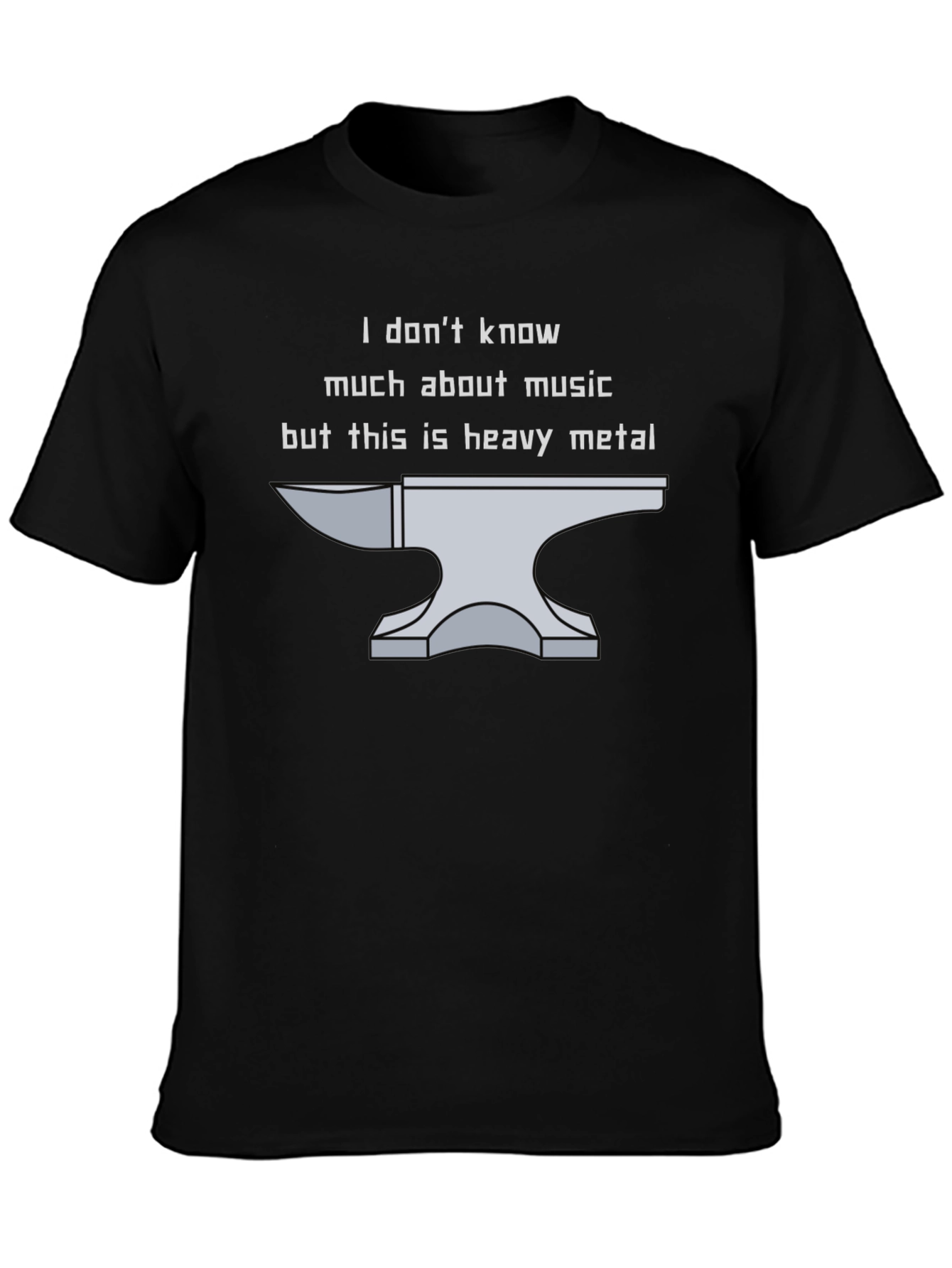 Heavy Metal Anvil T-Shirt - Funny Music Tee