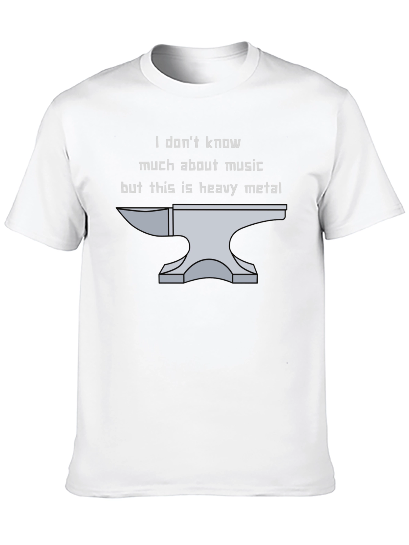 Heavy Metal Anvil T-Shirt - Funny Music Tee