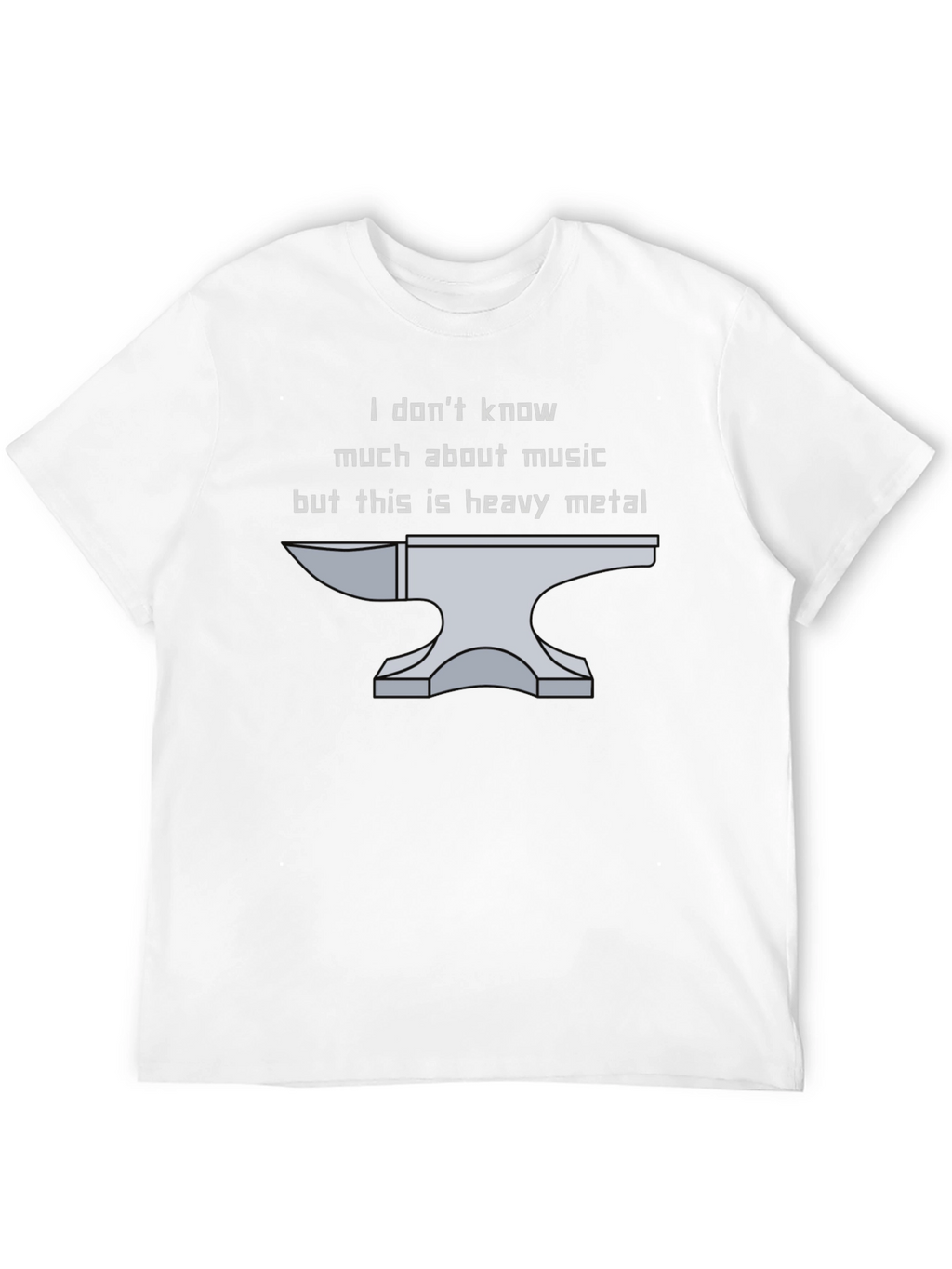Heavy Metal Anvil T-Shirt - Funny Music Tee