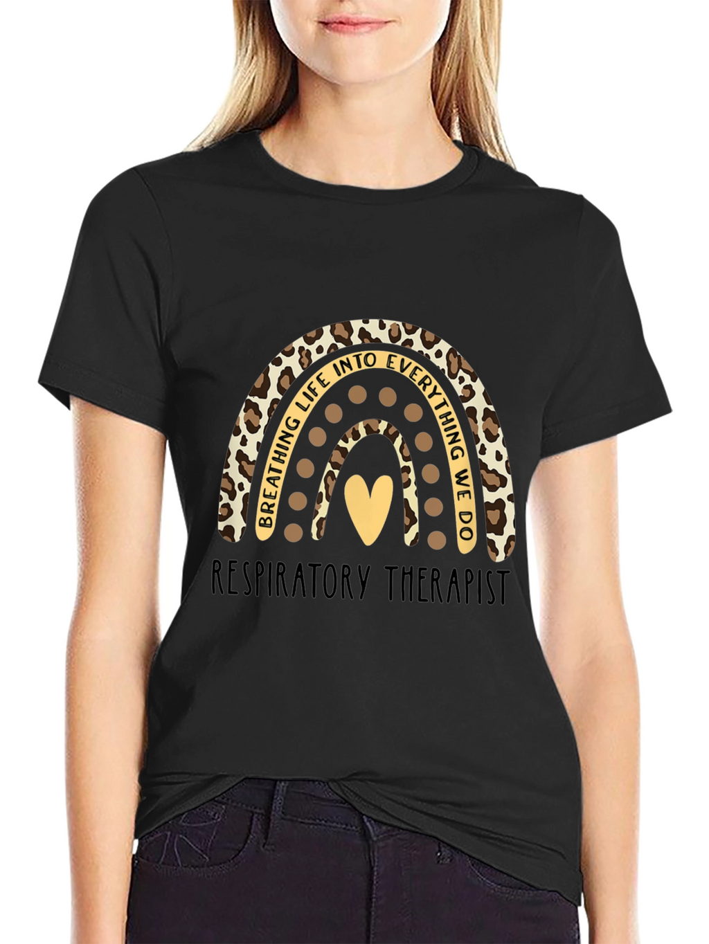 Respiratory Therapist Rainbow Graphic Tee