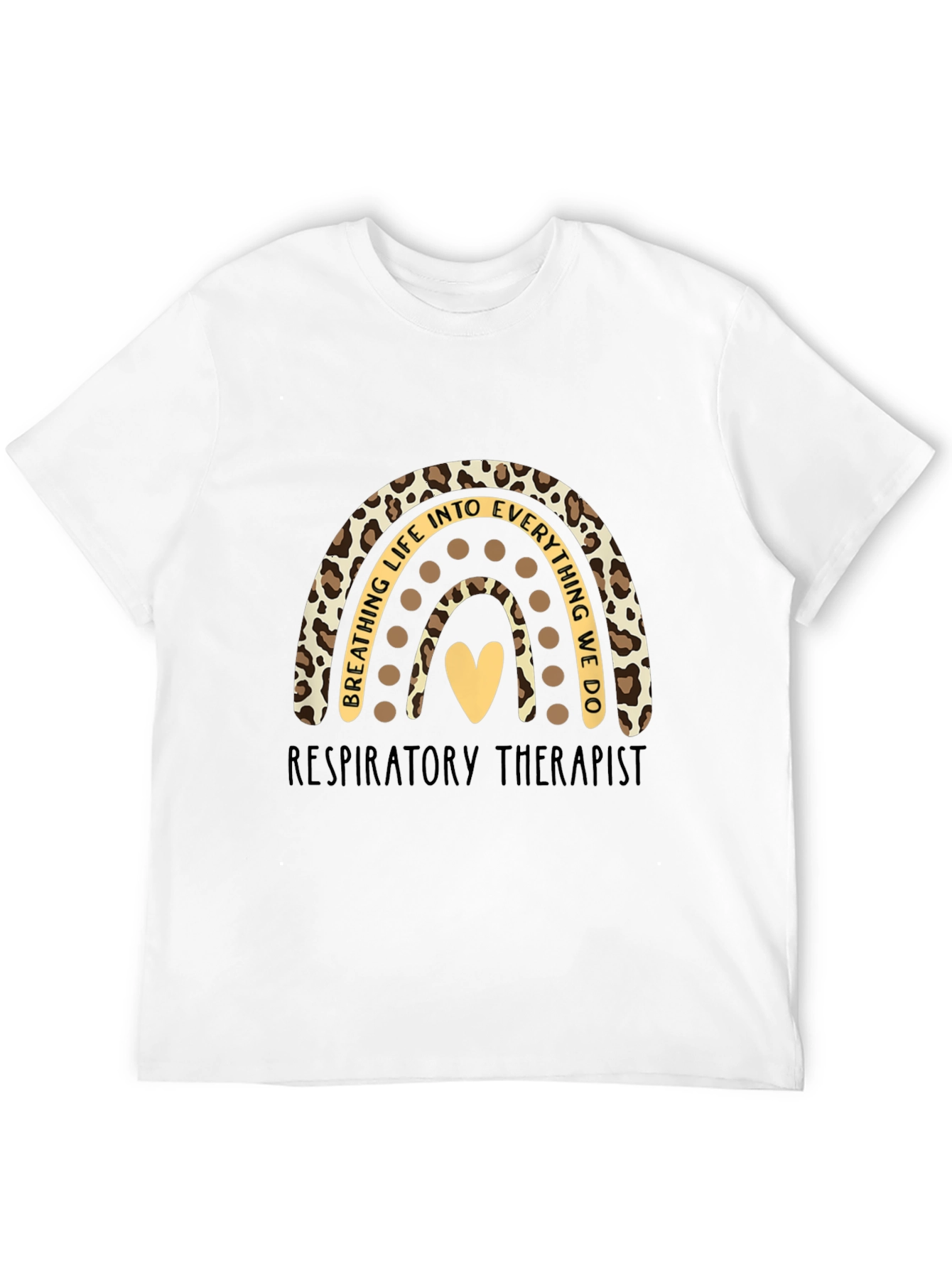 Respiratory Therapist Rainbow Graphic Tee