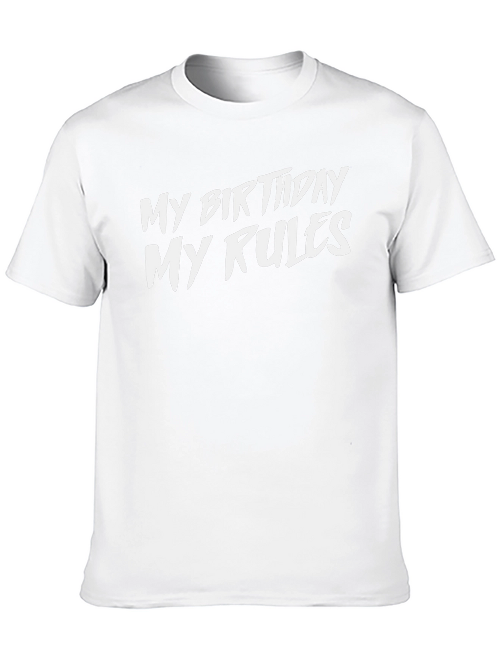 My Birthday My Rules Black Graphic Tee