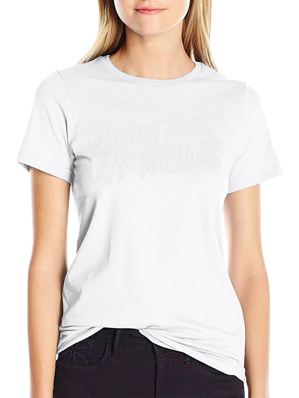 My Birthday My Rules Black Graphic Tee