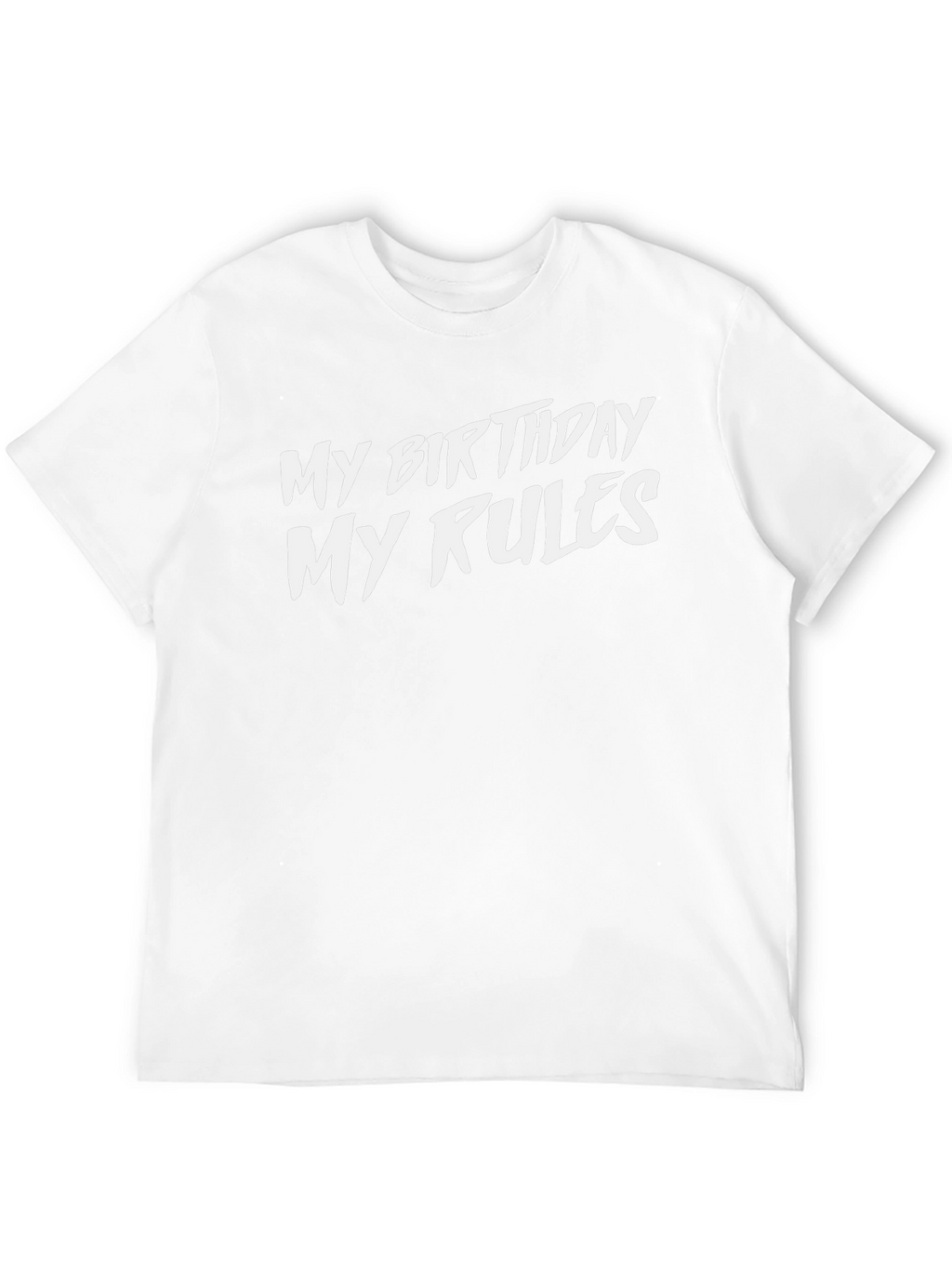 My Birthday My Rules Black Graphic Tee