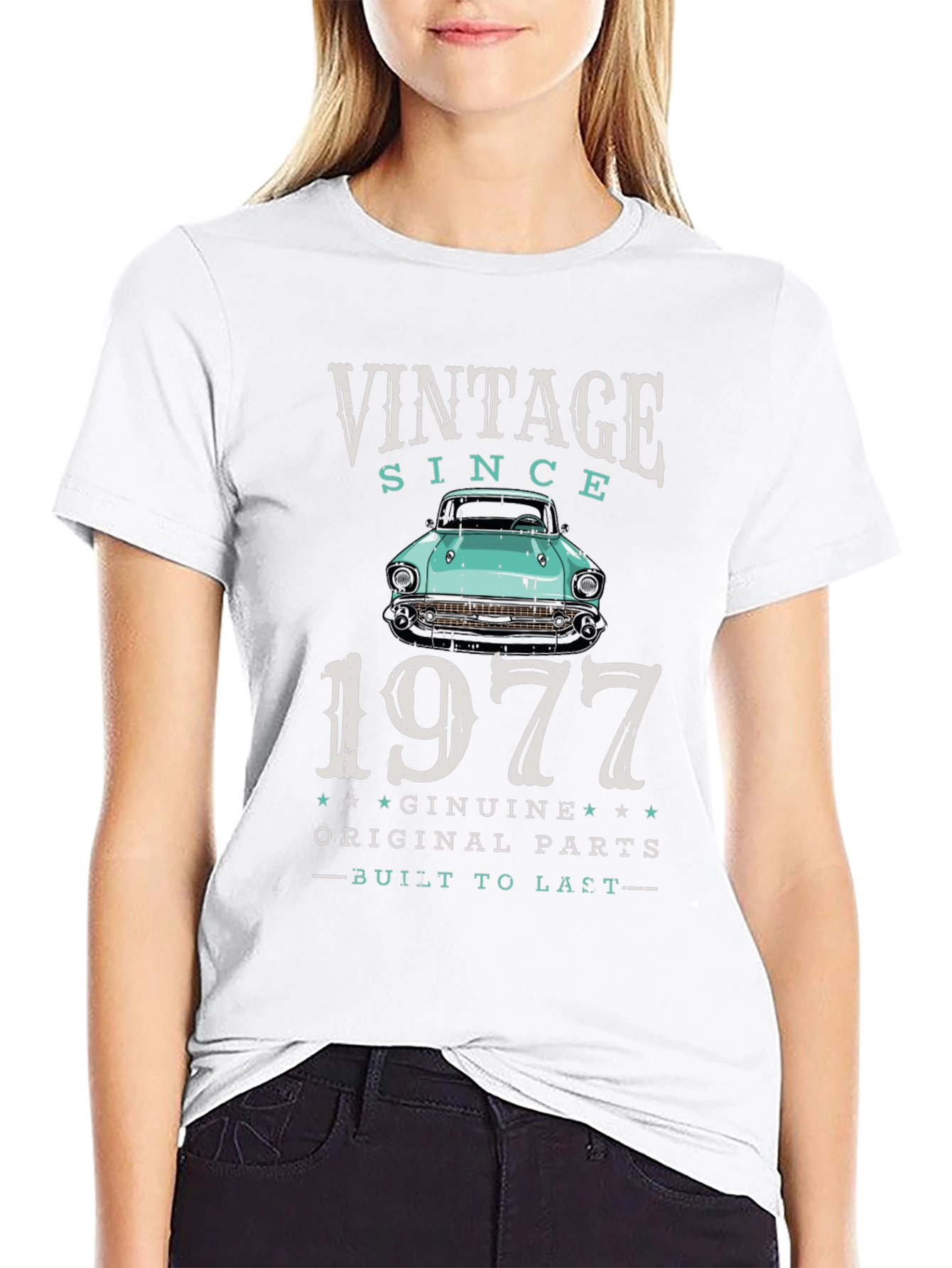 Vintage 1977 Car T-Shirt - Classic Design