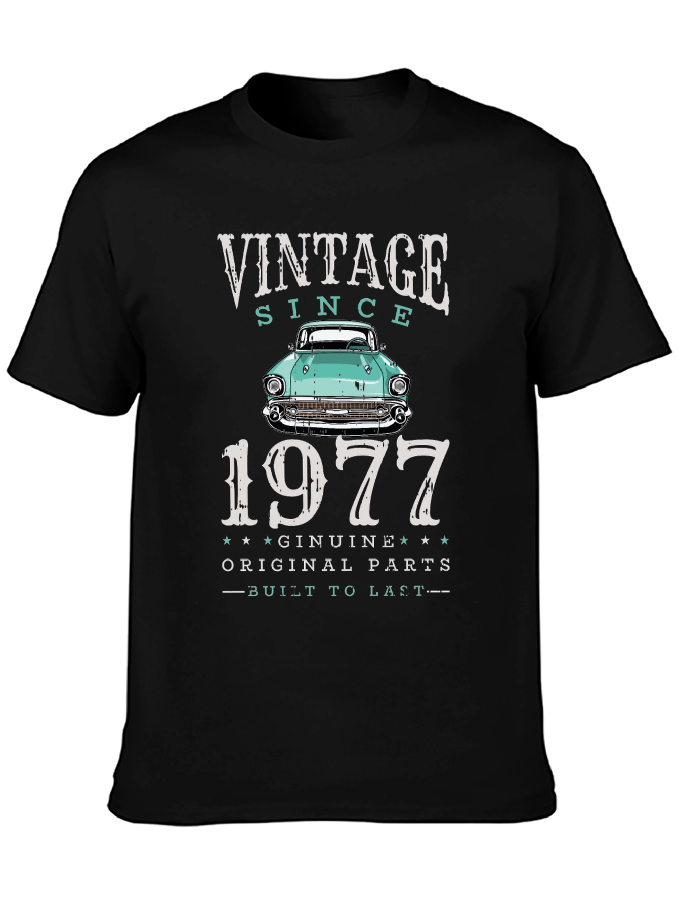 Vintage 1977 Car T-Shirt - Classic Design
