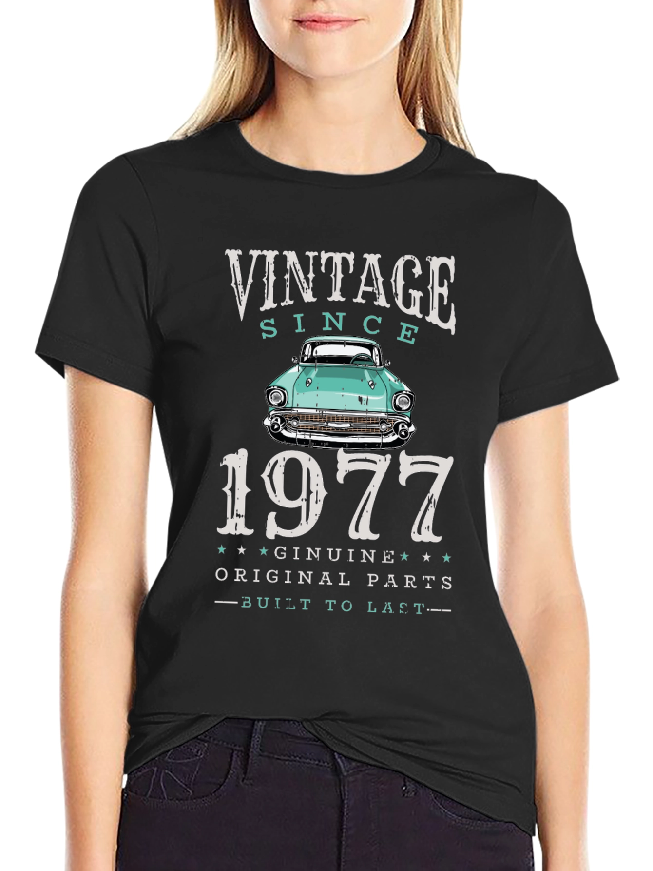 Vintage 1977 Car T-Shirt - Classic Design