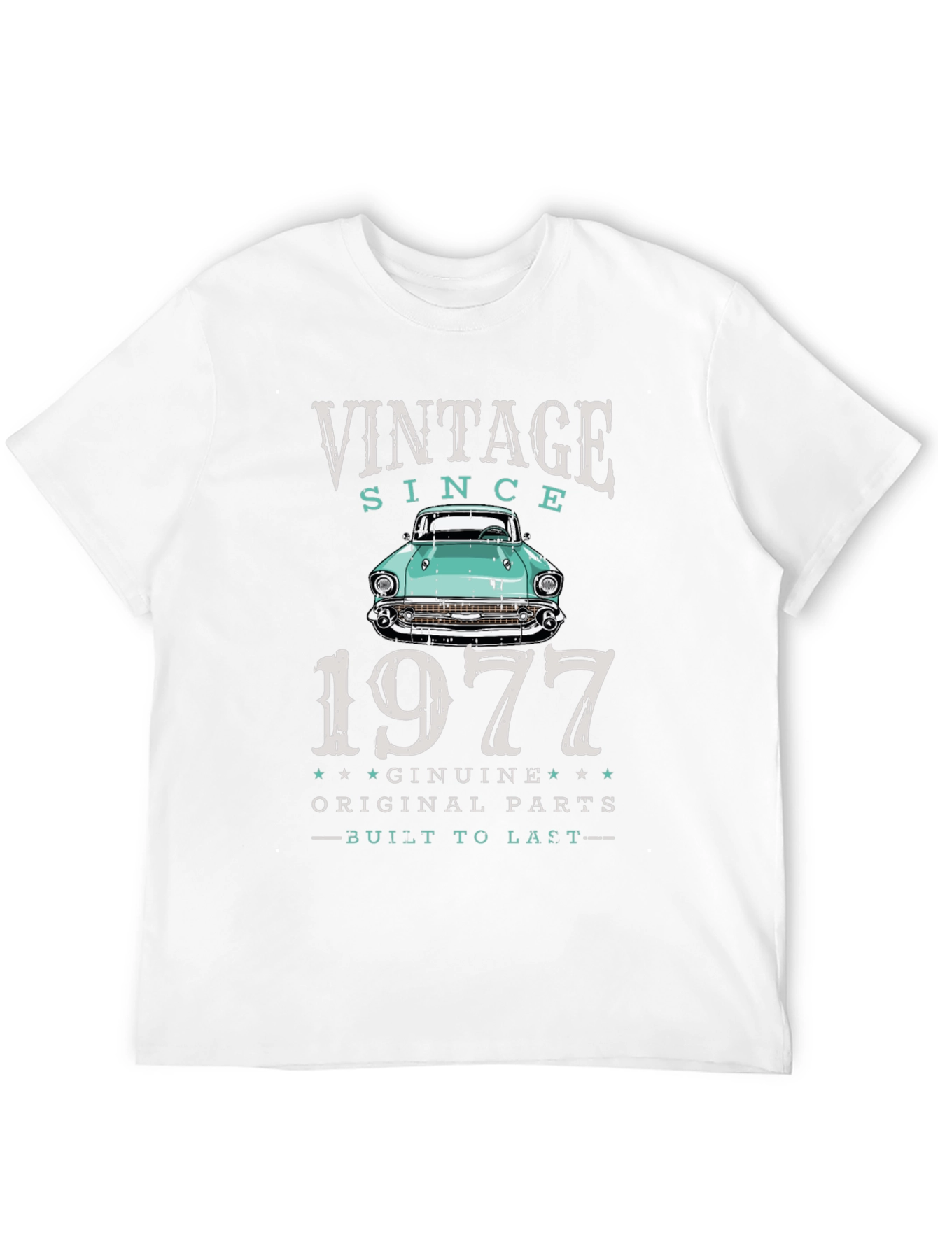 Vintage 1977 Car T-Shirt - Classic Design
