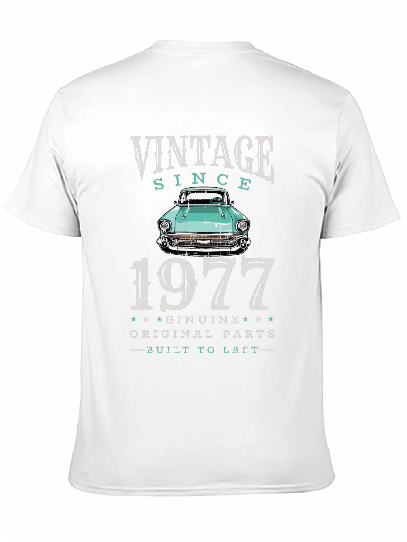 Vintage 1977 Car T-Shirt - Classic Design