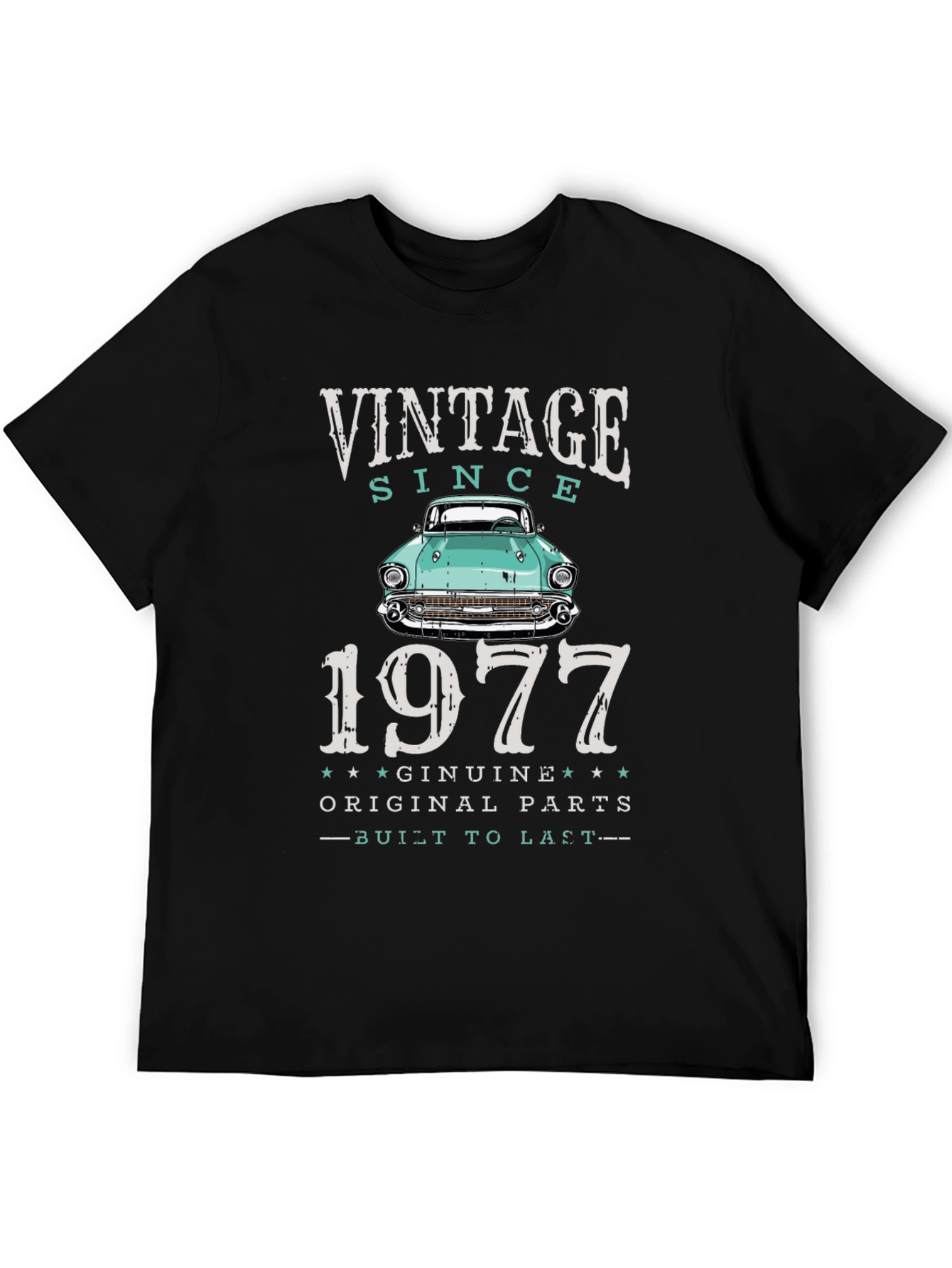 Vintage 1977 Car T-Shirt - Classic Design
