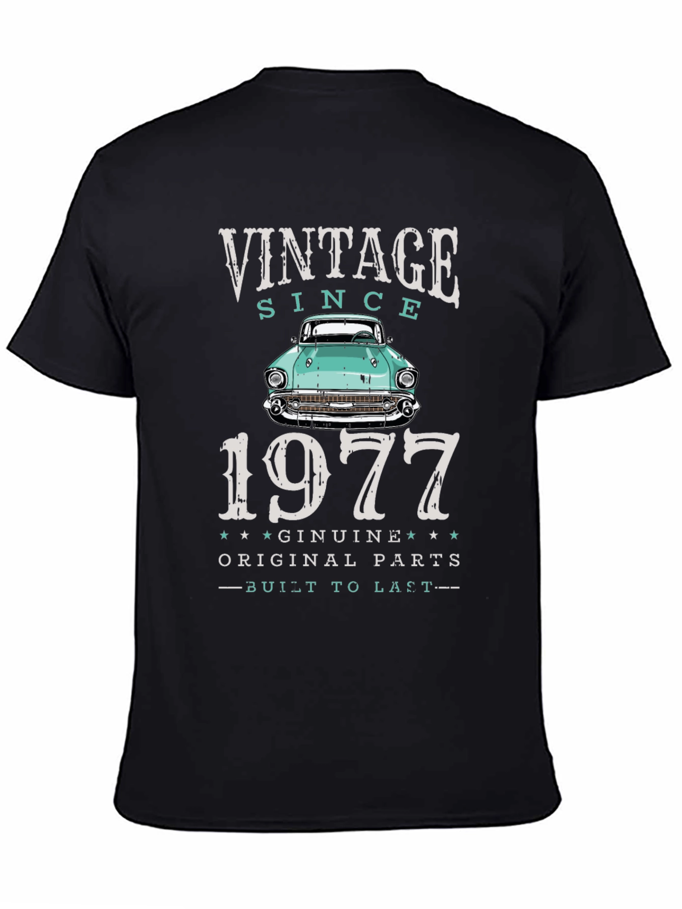 Vintage 1977 Car T-Shirt - Classic Design
