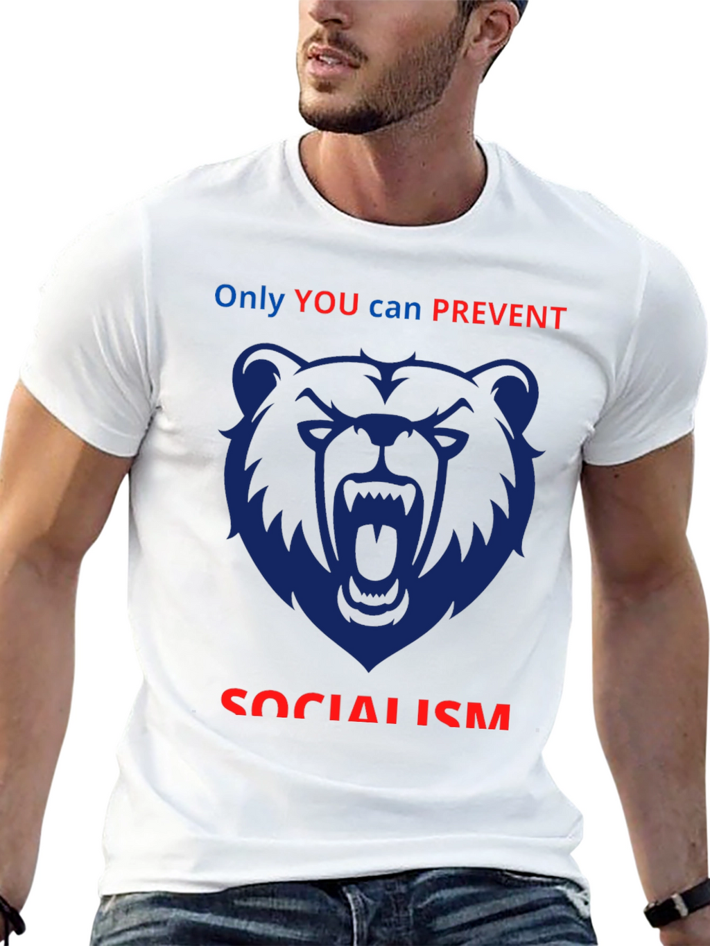 Anti-Socialism Graphic T-Shirt