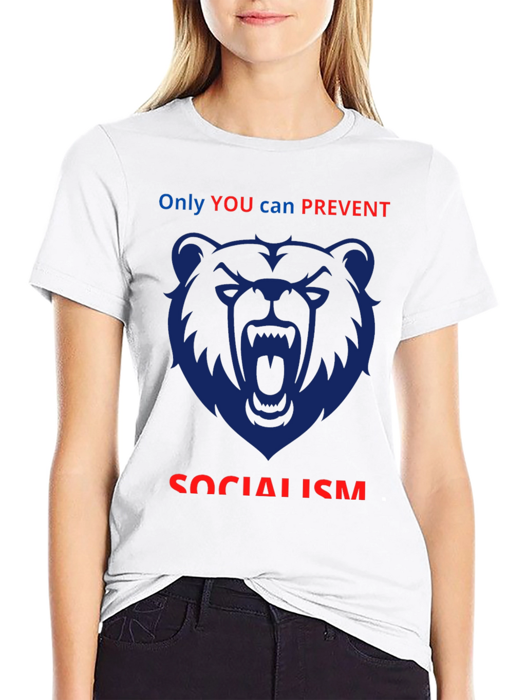Anti-Socialism Graphic T-Shirt