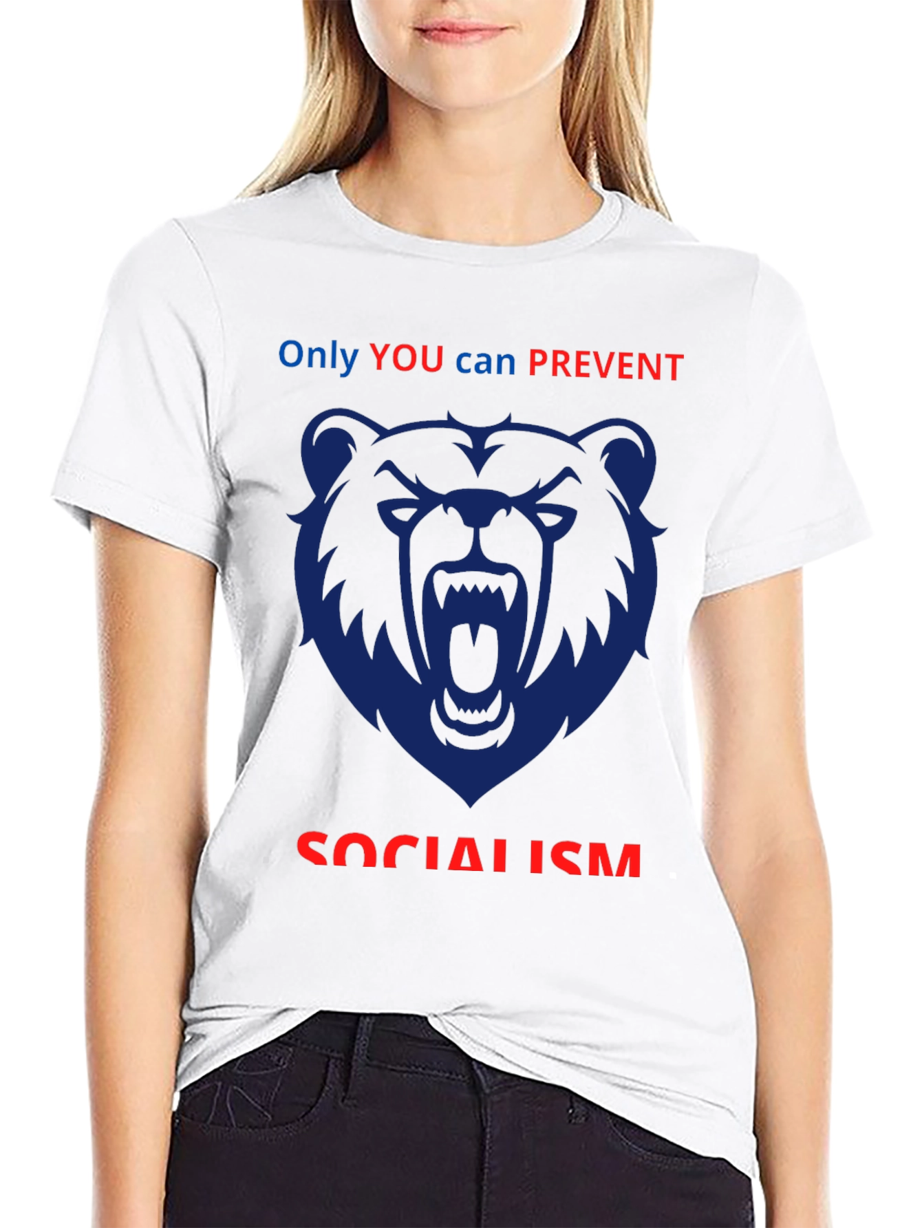 Anti-Socialism Graphic T-Shirt