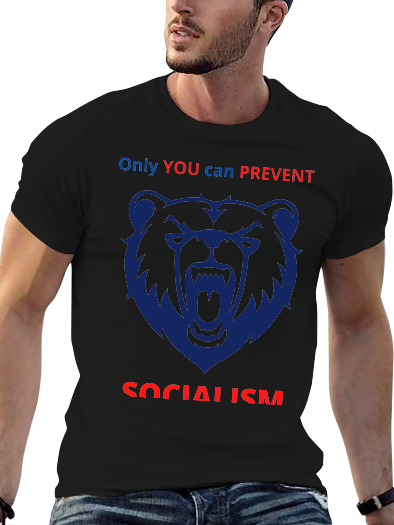 Anti-Socialism Graphic T-Shirt