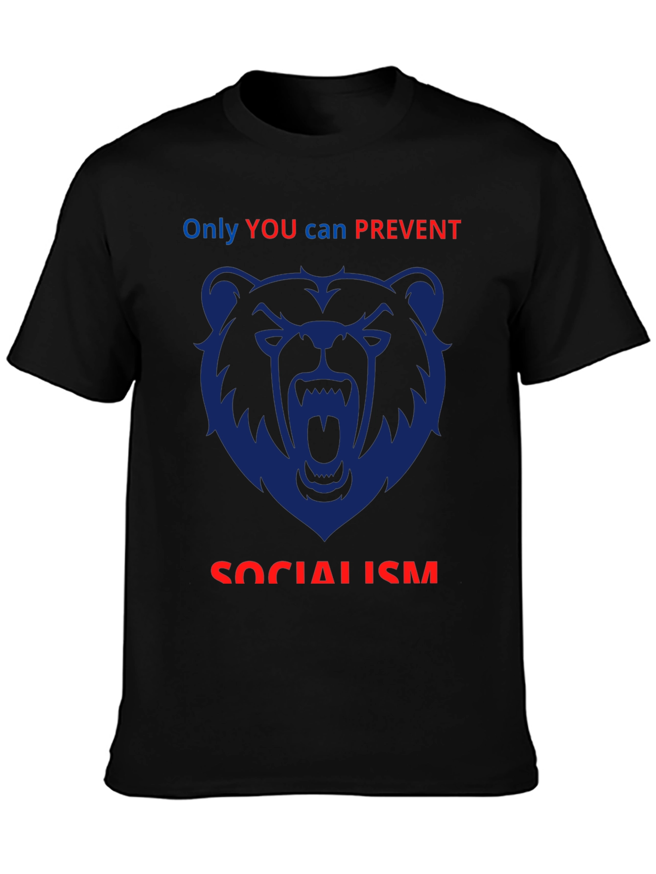 Anti-Socialism Graphic T-Shirt