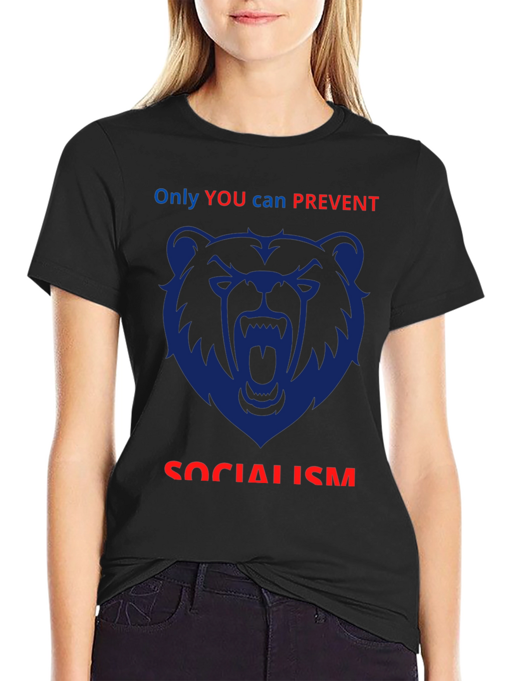 Anti-Socialism Graphic T-Shirt