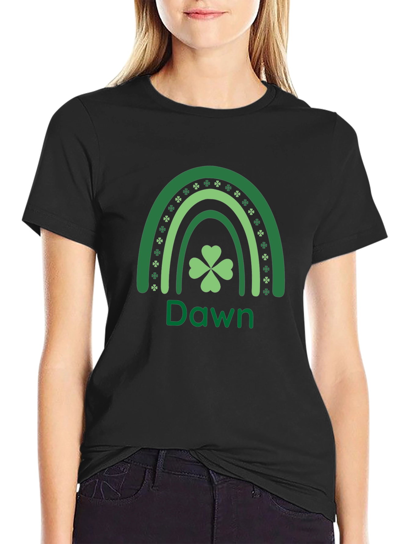 Dawn Shamrock Rainbow T-Shirt