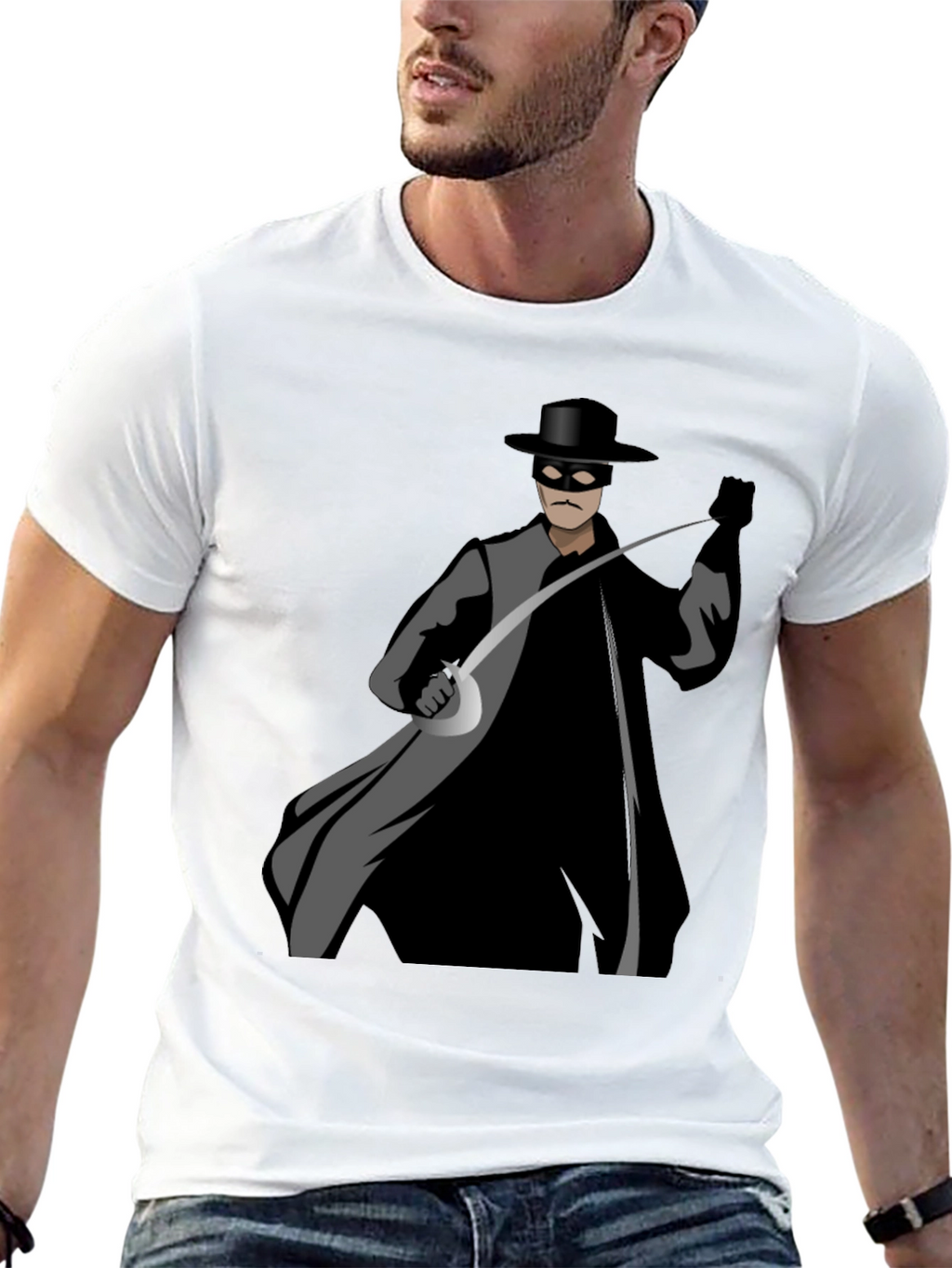 Zorro Graphic Black T-Shirt