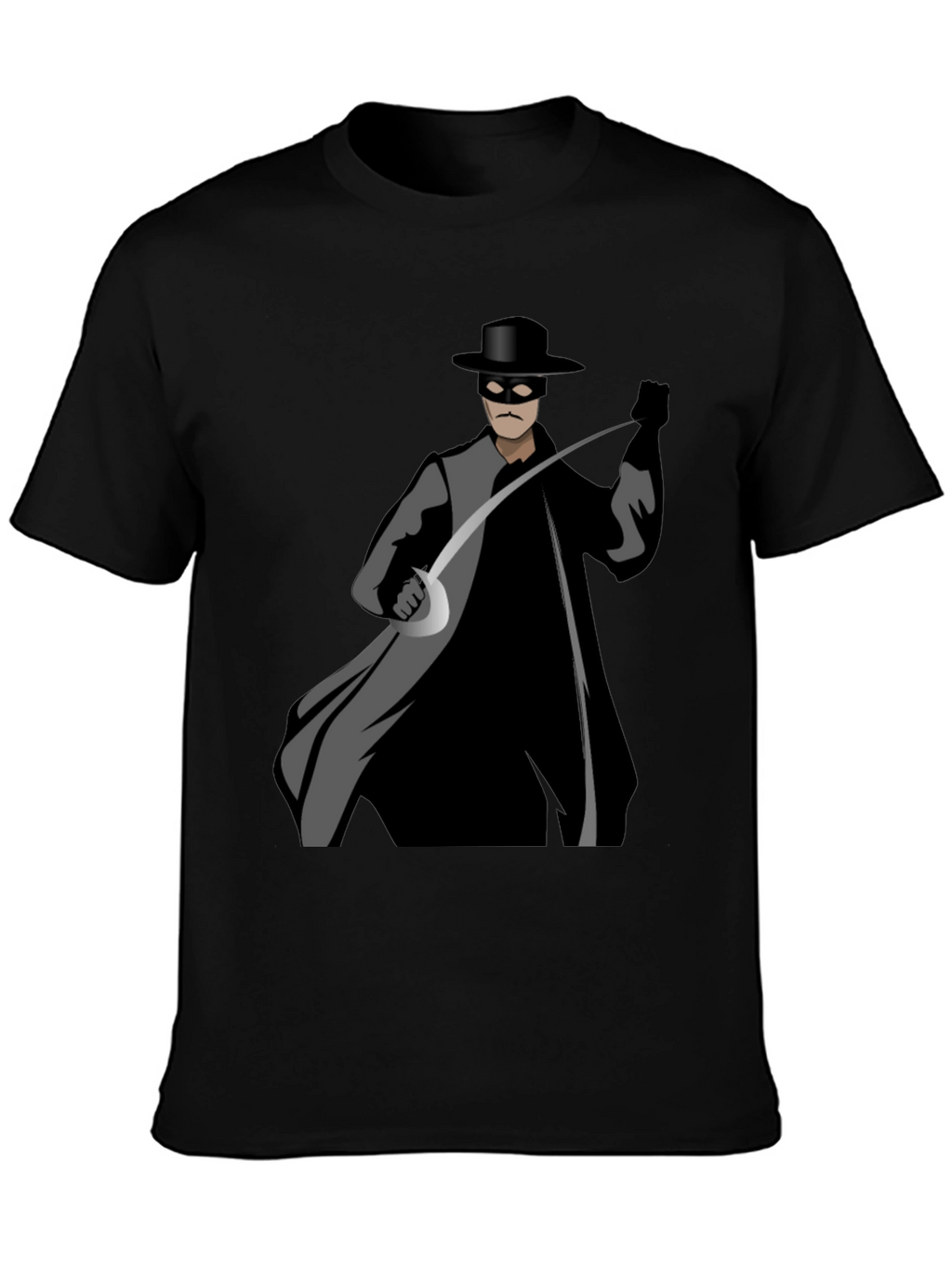 Zorro Graphic Black T-Shirt