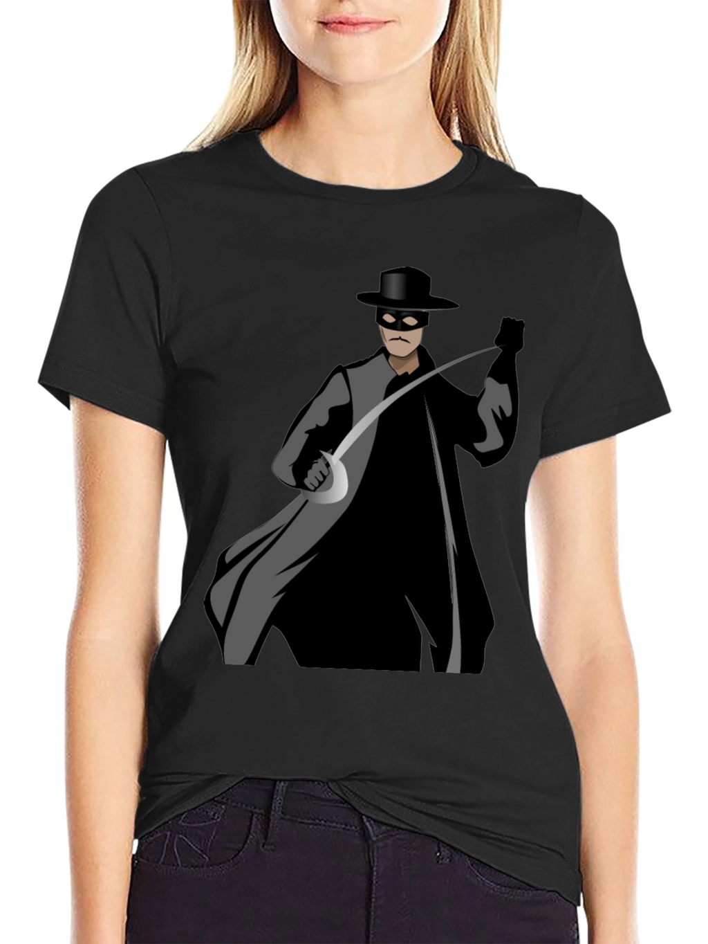 Zorro Graphic Black T-Shirt